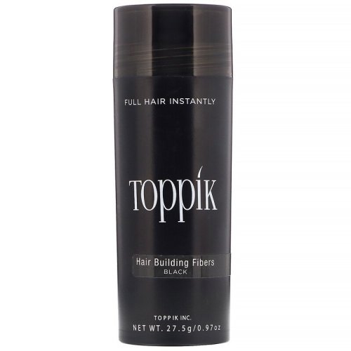 BLACK Toppik Hair Building Fibres | Hair Fibres For Thinning Hair
