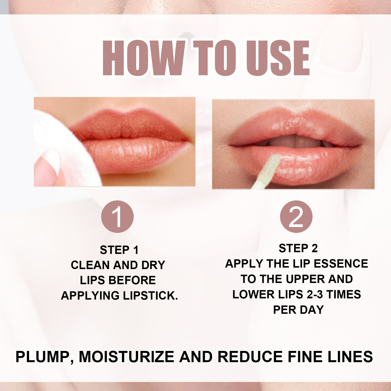 Plump Lip Enhancer Plump Lip Balm Moisturizing Filler Natural Lips Care Essence Kit