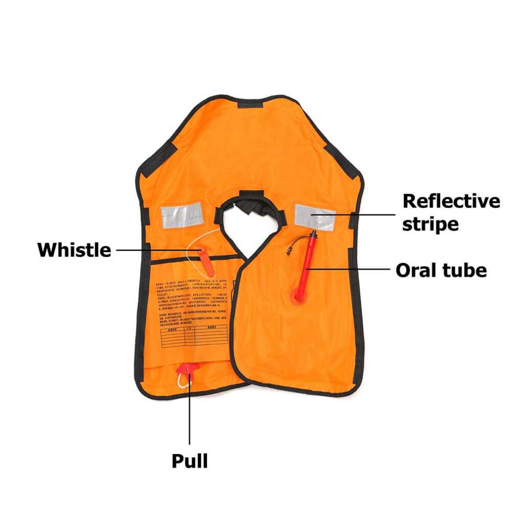 Life Jackets Adult Automatic Inflatable Kayak Swim Surf Buoyancy Vests