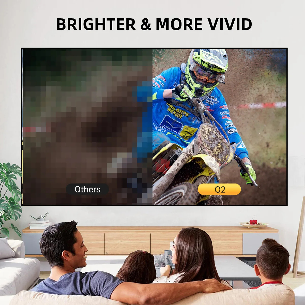 Portable 1080P Mobile Phone Same Screen Mini Projector Outdoor Movie Home Theater Projection At Home