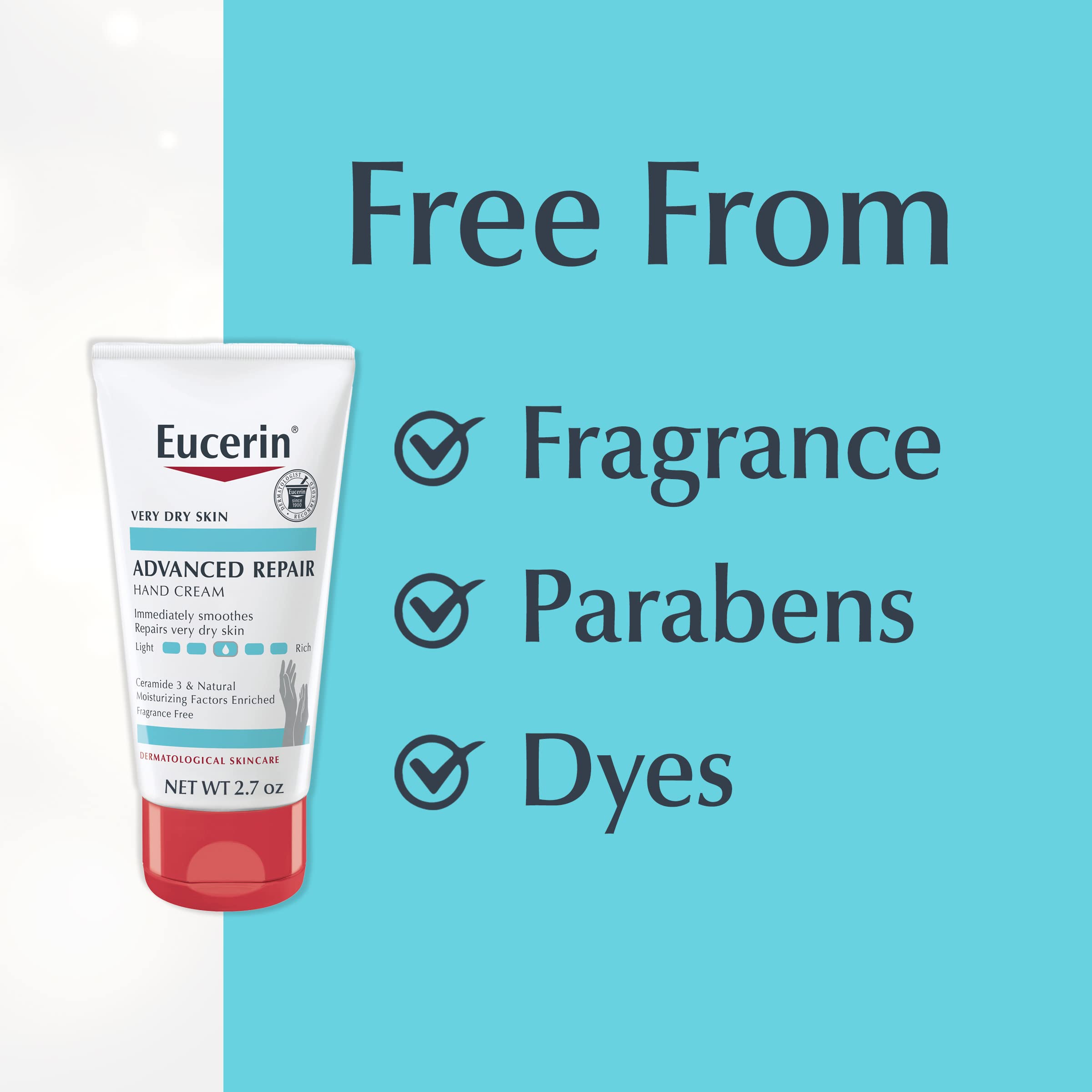 Eucerin Advanced Repair Hand Cream Dry Skin Therapy Plus Intensive Repair 78g