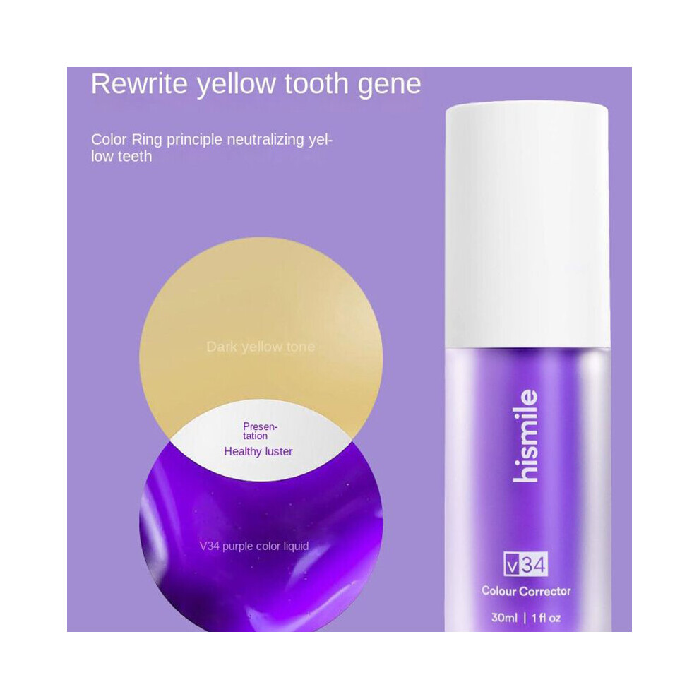 Hismile V34 Colour Corrector Serum Teeth Whitening Stain Removal