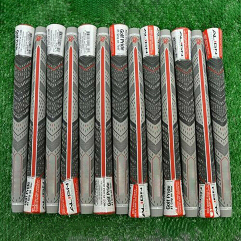 (Midsize 13 PCS) Multi Compound MCC Plus4 ALIGN Golf Grips Golf Club Grips Standard/Midsize