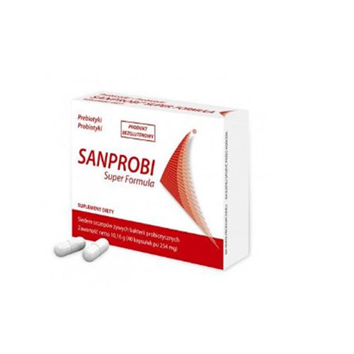SANPROBI SUPER FORMULA PROBIOTICS & PREBIOTICS 40 CAPSULES