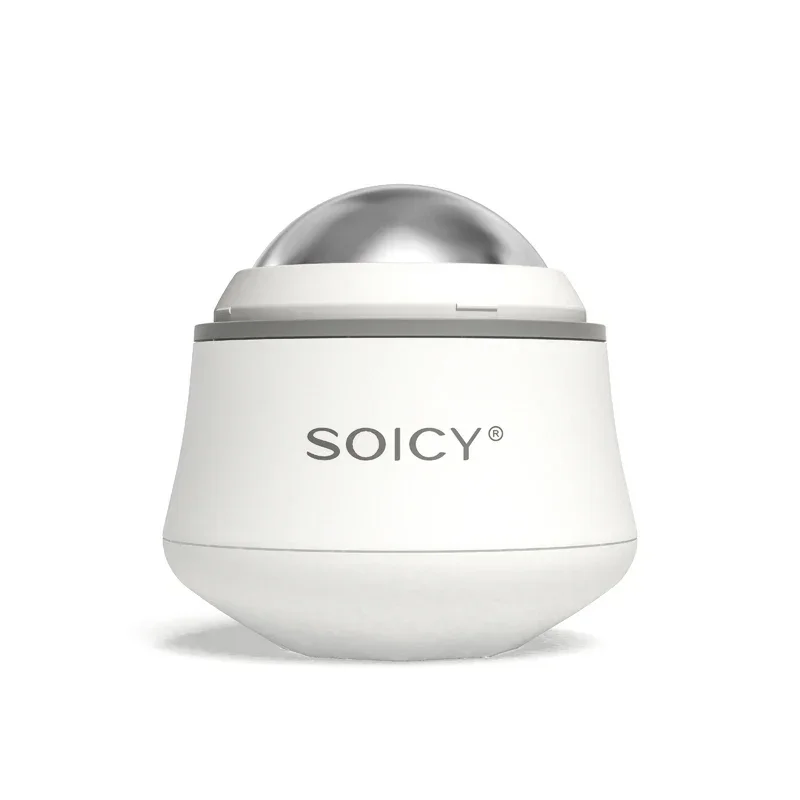 (White) Soicy S50 Ice Roller Facial Massager 360 Degree Rotate Cool Skin Lifting Eye Massage Face Lift Roller Pain Relief Skin Care Skin Rejuvenation Home Use
