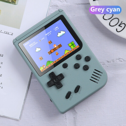 (Blue) Handheld Game Players Portable Retro Video Console
