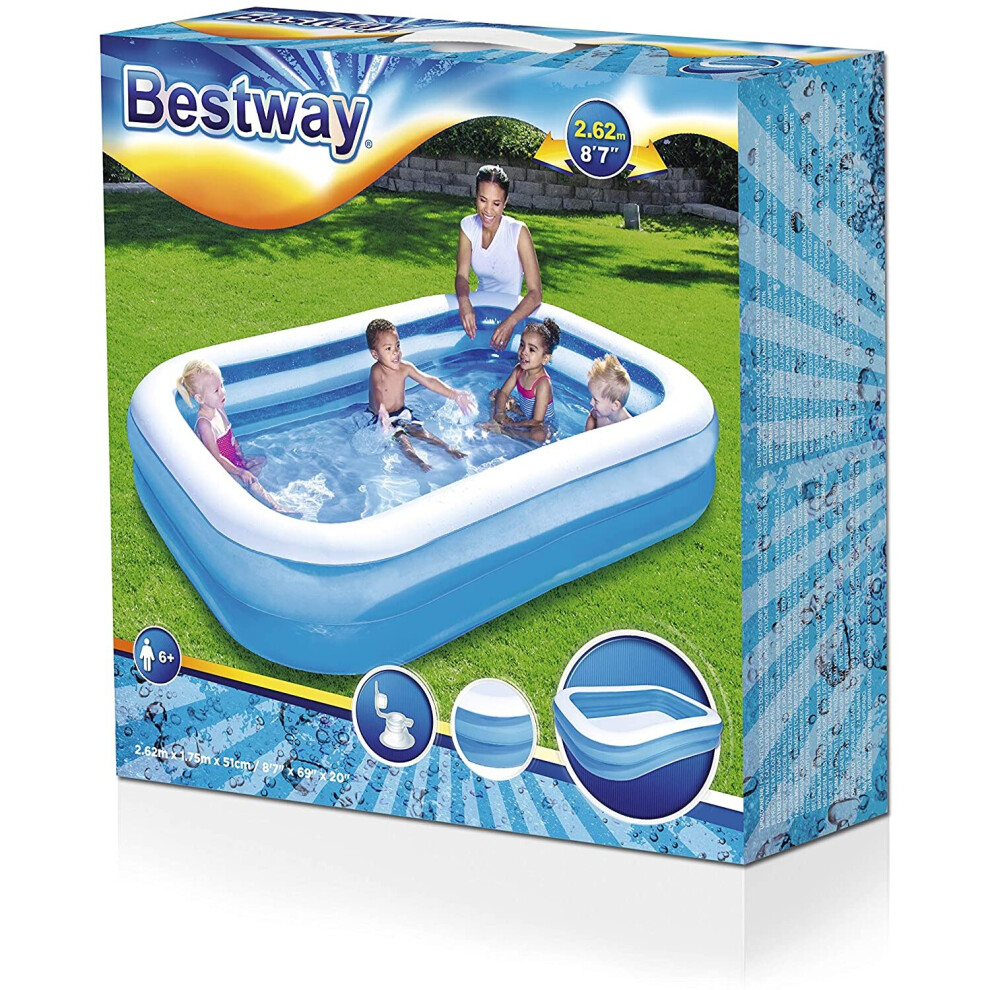 Bestway 103 Splash & Play Large Family Pool | Inflatable Swimming Pool UK