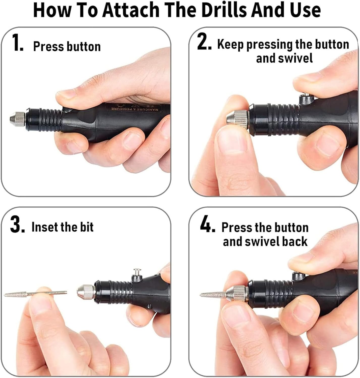 Electric Nail Files Professional Nail Drill Polishing Shape Machine for Women Girls