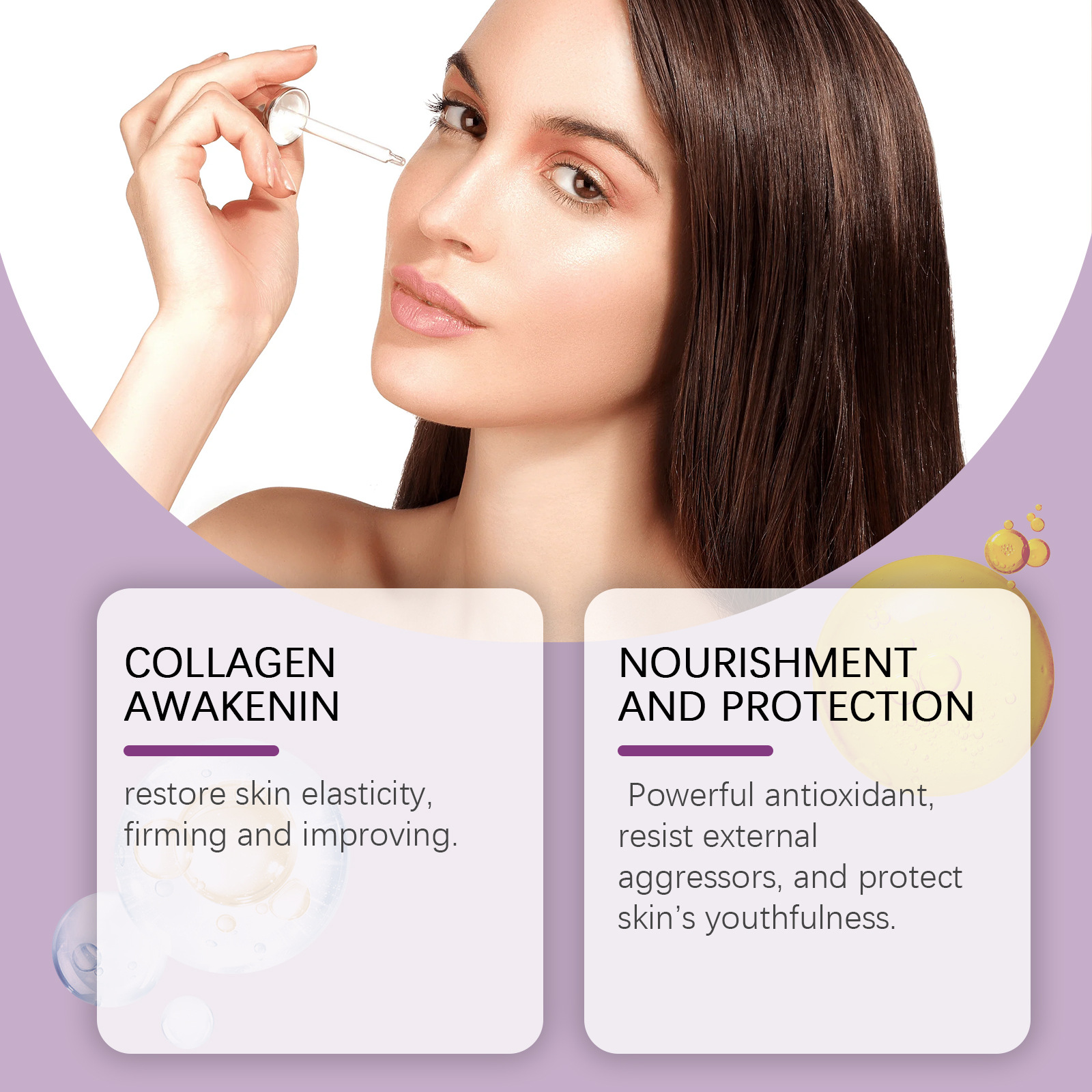 OUHOE Retinol Facial Essence Hydrating Moisturizing Glowing Reduces Acne Face Serum Anti Aging Rejuvenation Skin Care Essence 30ml