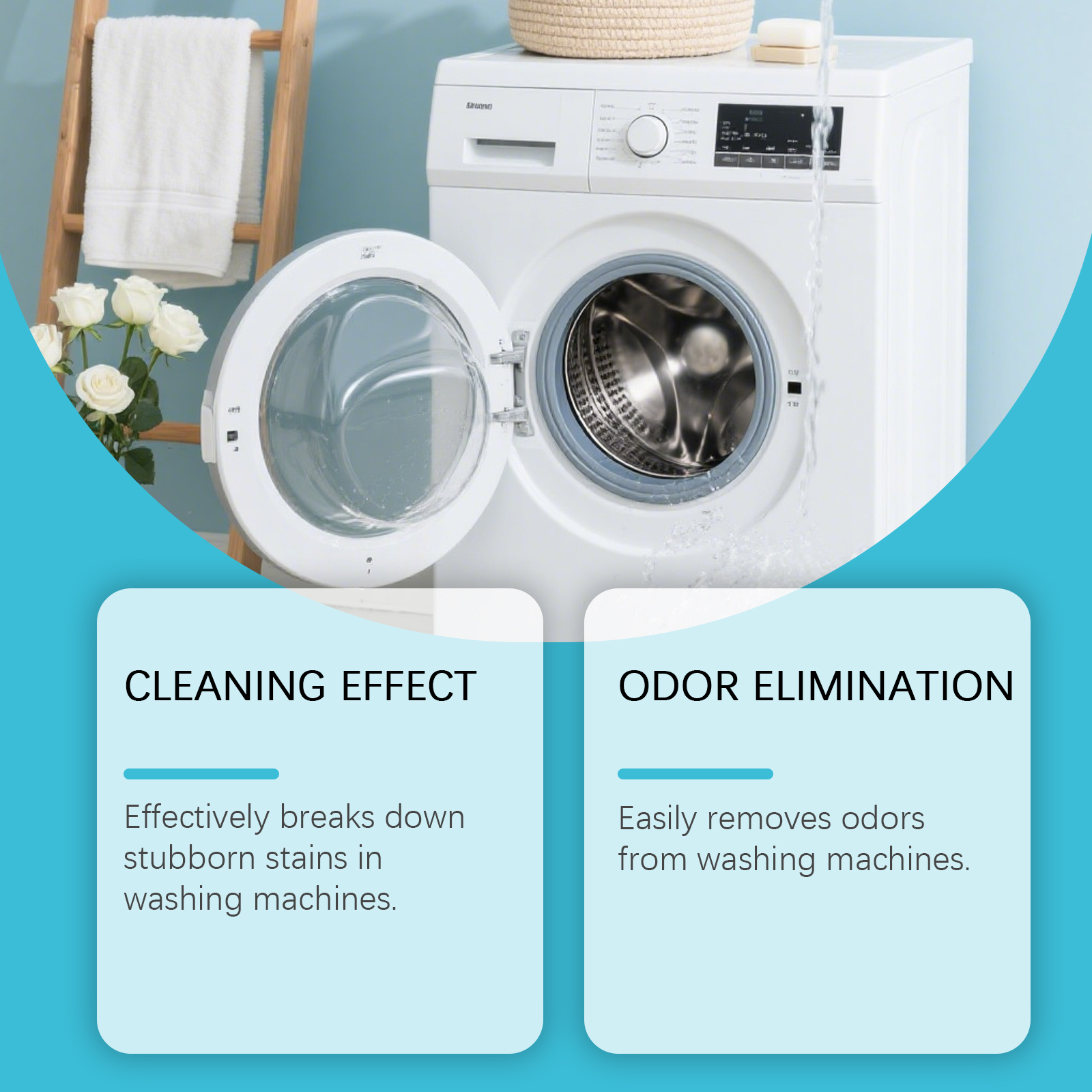 Washing Machine Cleaning Sheet Effectively Dissolve Pet Hair Eliminate Odors Leave Clothes Feeling Fresh Washing Machine Cleaner