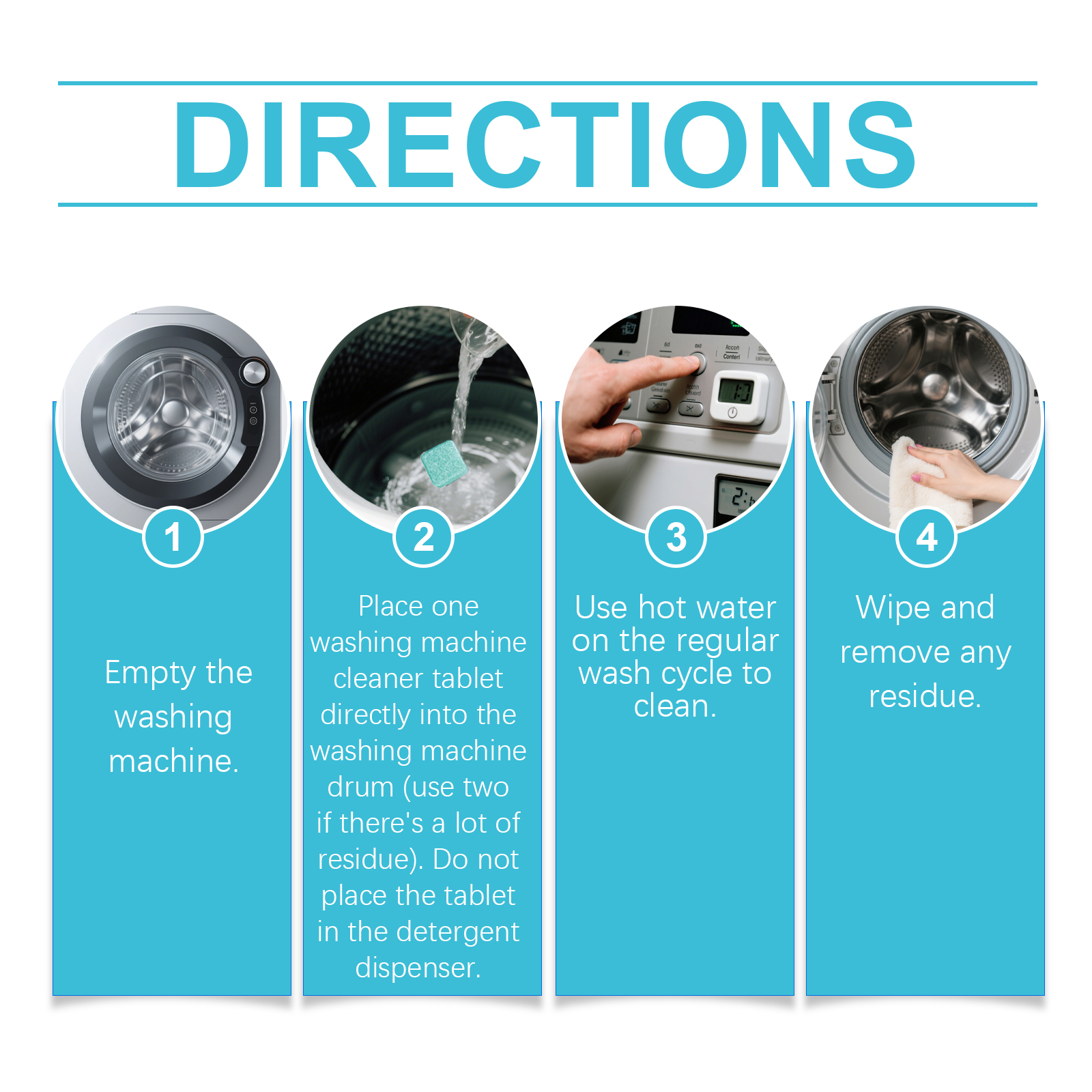 Washing Machine Cleaning Sheet Effectively Dissolve Pet Hair Eliminate Odors Leave Clothes Feeling Fresh Washing Machine Cleaner