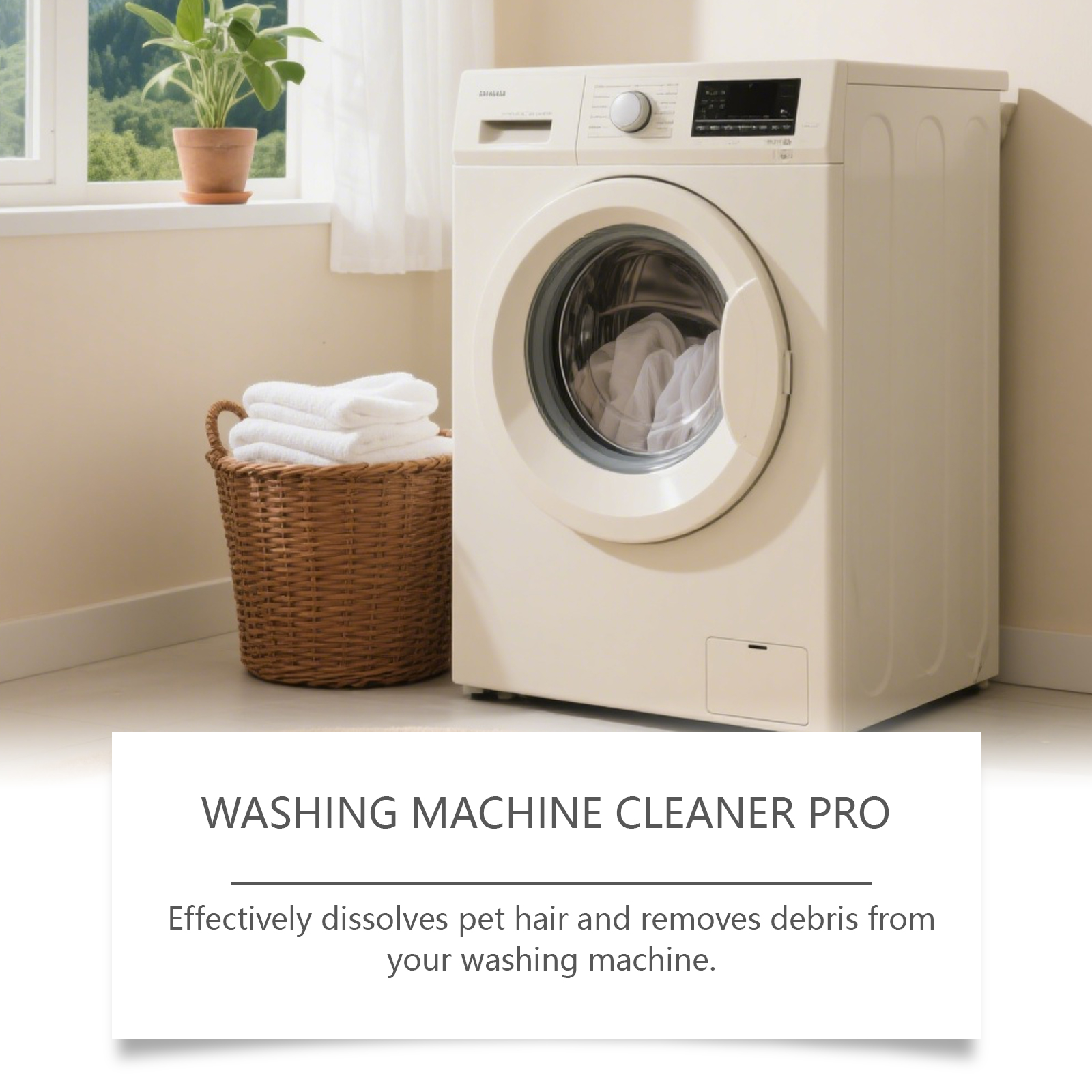 Washing Machine Cleaning Sheet Effectively Dissolve Pet Hair Eliminate Odors Leave Clothes Feeling Fresh Washing Machine Cleaner