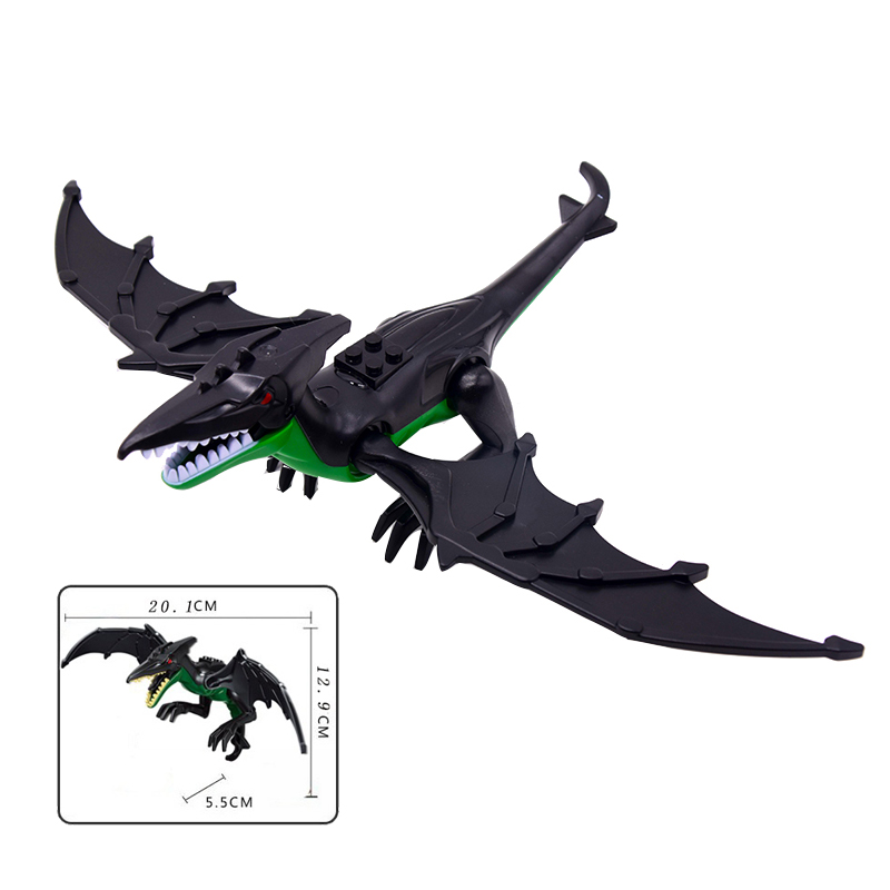 (Dinosaur A) Kids Toys Jurassic Dino World Brachiosaurus Building Kits Blocks Bricks Dinosaurs Figures Raptor Dinosaurs Park Gifts
