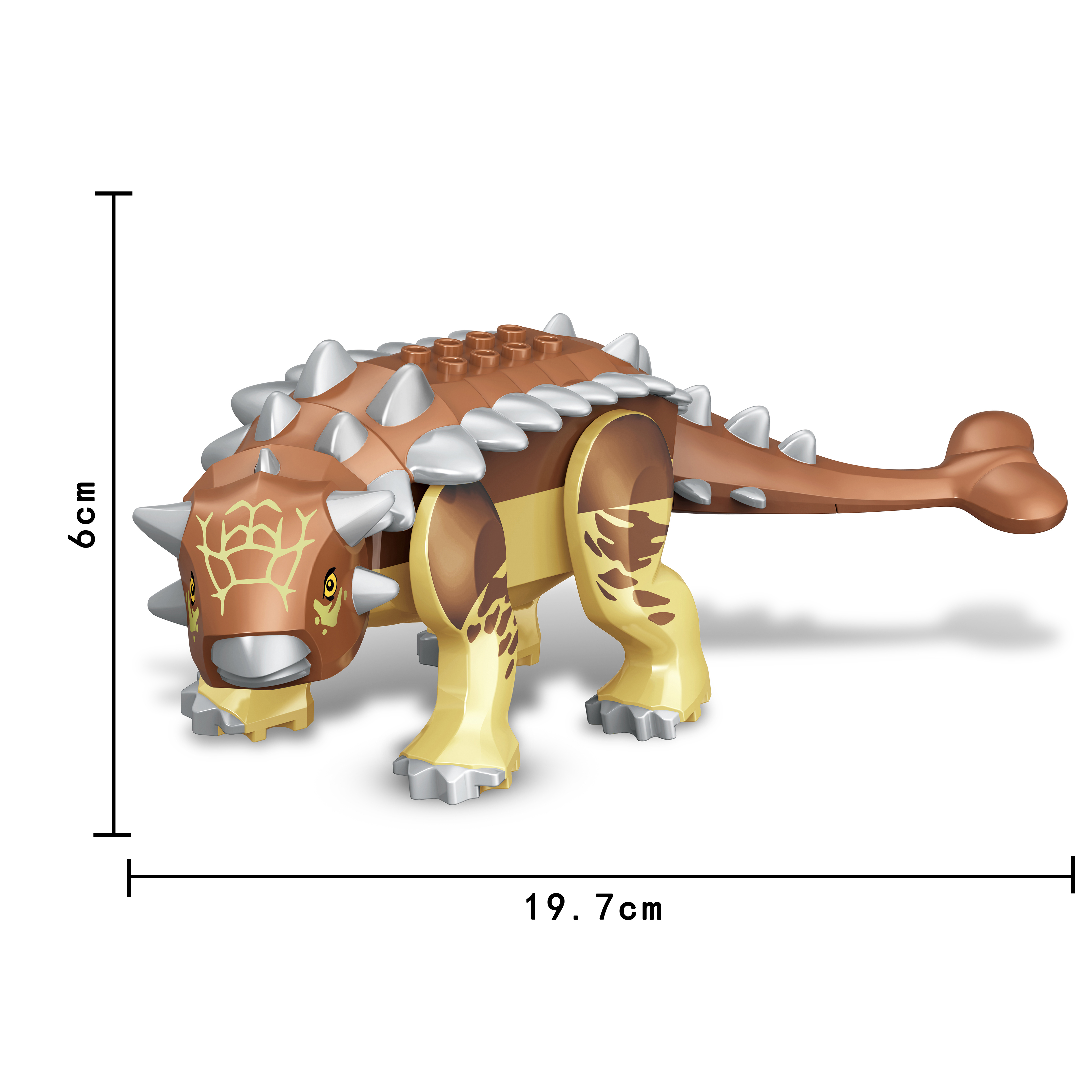 (Dinosaur A) Kids Toys Jurassic Dino World Brachiosaurus Building Kits Blocks Bricks Dinosaurs Figures Raptor Dinosaurs Park Gifts