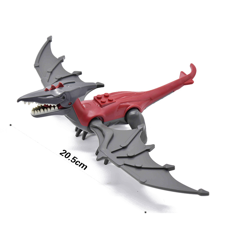 (Dinosaur A) Kids Toys Jurassic Dino World Brachiosaurus Building Kits Blocks Bricks Dinosaurs Figures Raptor Dinosaurs Park Gifts