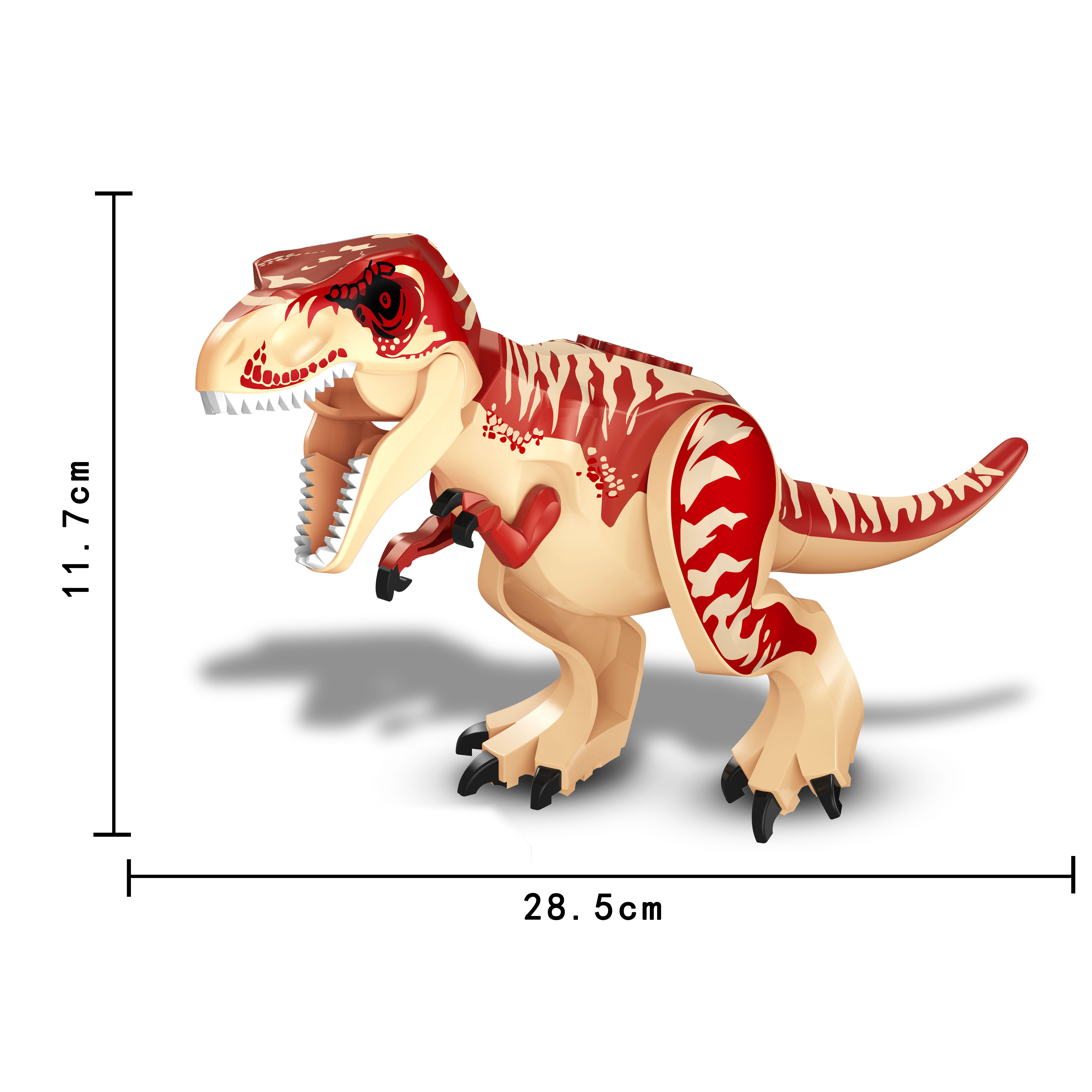 (Dinosaur A) Kids Toys Jurassic Dino World Brachiosaurus Building Kits Blocks Bricks Dinosaurs Figures Raptor Dinosaurs Park Gifts