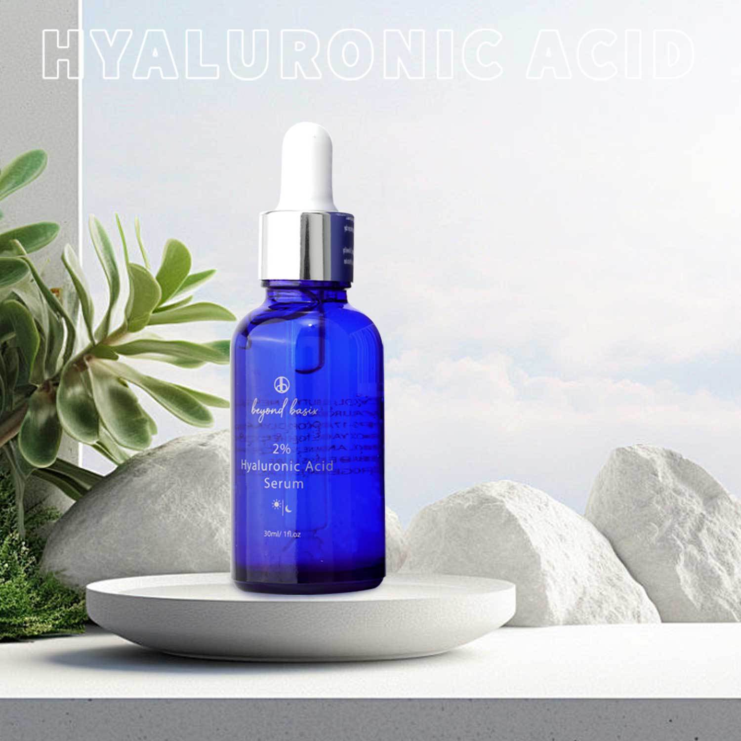 2 Percent Hyaluronic Acid Serum Hydrating Moisturizing For Dry Skin Anti Aging Daily Face Care 30ml