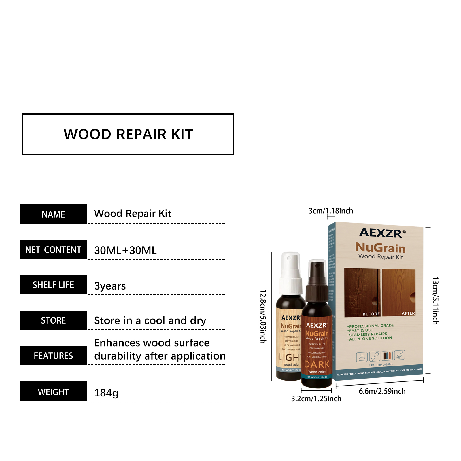 Wood Floor Care Spray Deep Clean Surface Protect Agent Household Indoor Home Flooring Maintenance Liquid