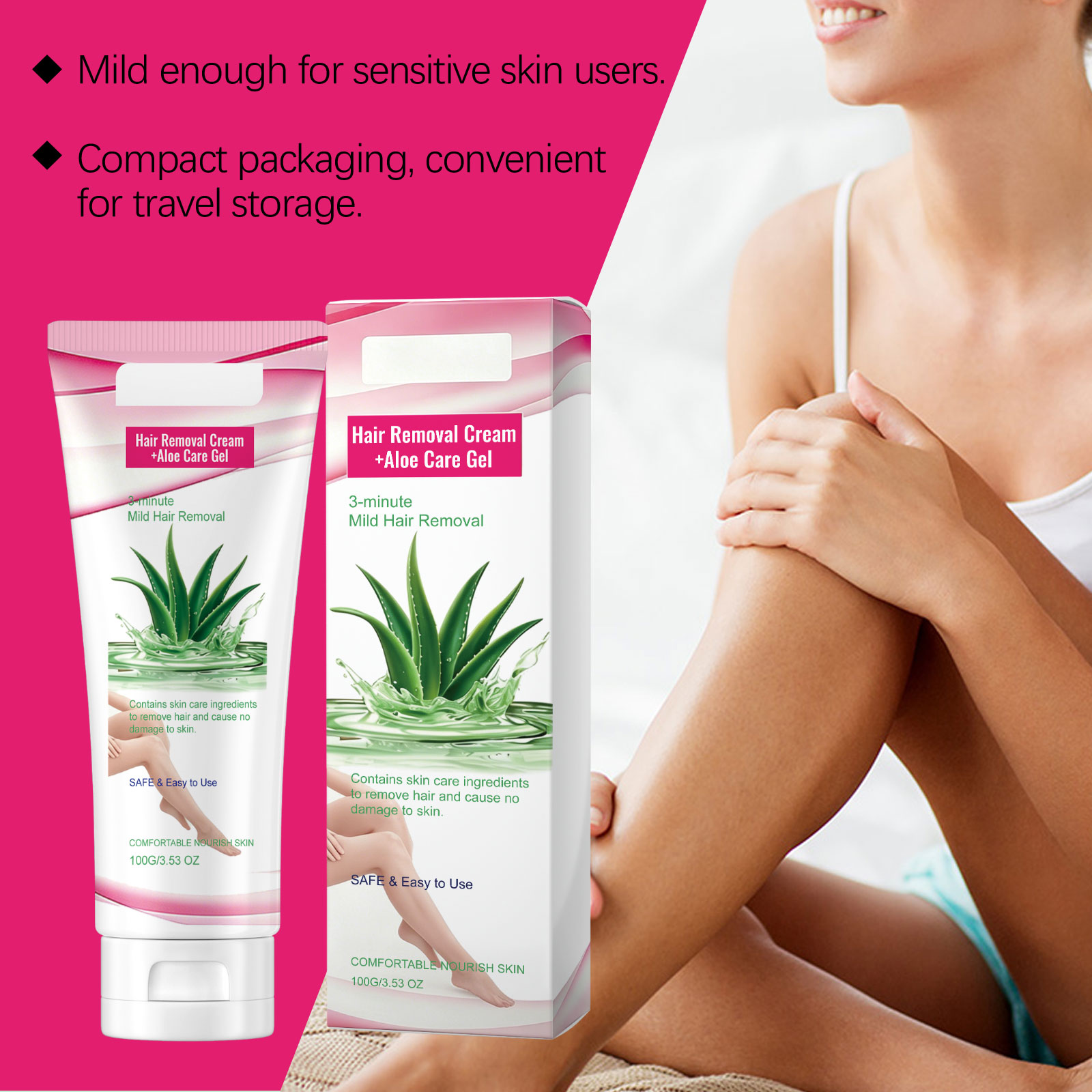 Body Hair Removal Cream Mild Nourishing Repair Beauty Skin Care Preparation For Limb Armpit Whole Body Skin Depilation Treatment Exclusive