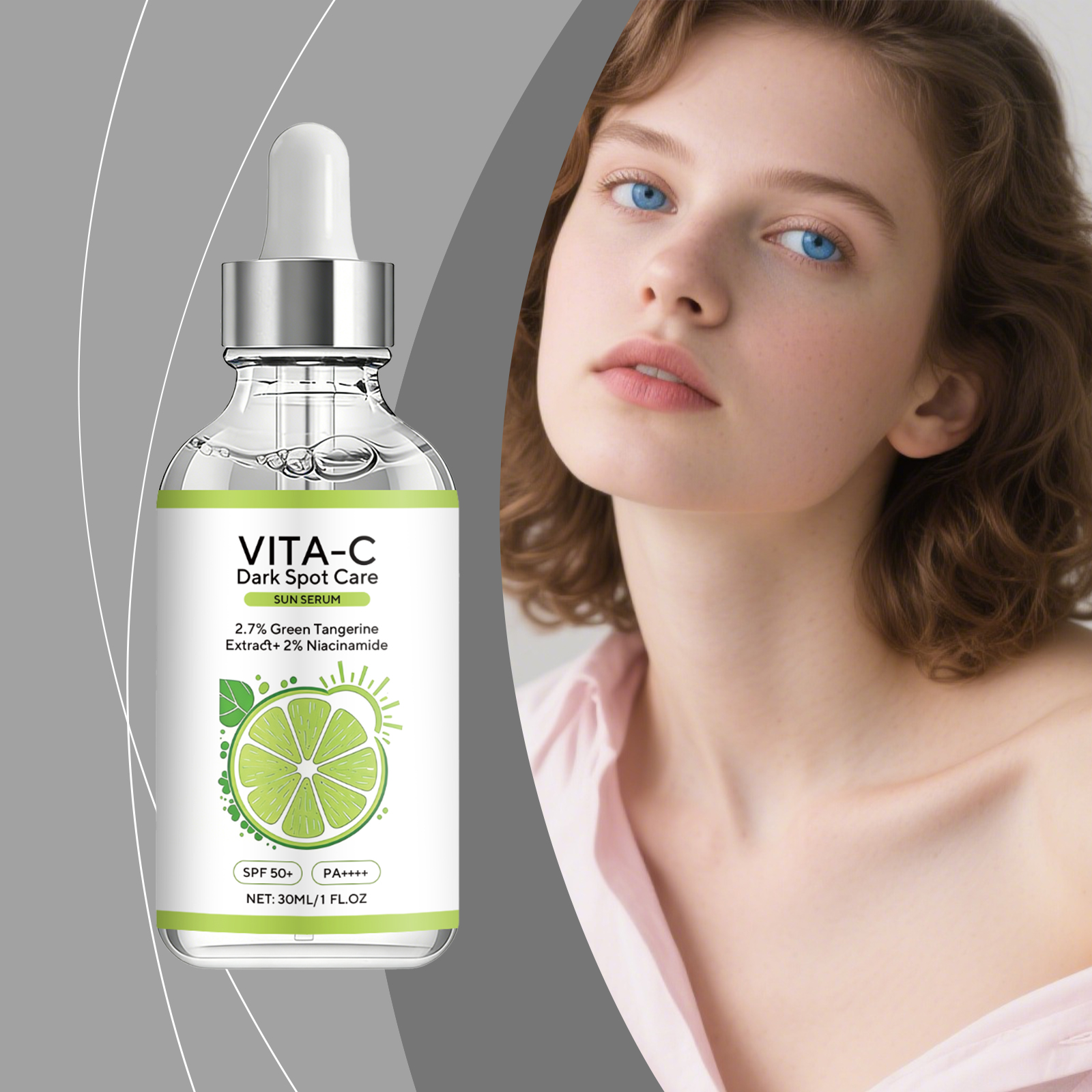 Lime Brightening Protection Essence Fresh Lightweight Hydrating Silky Texture Outdoor Skin Isolation Care
