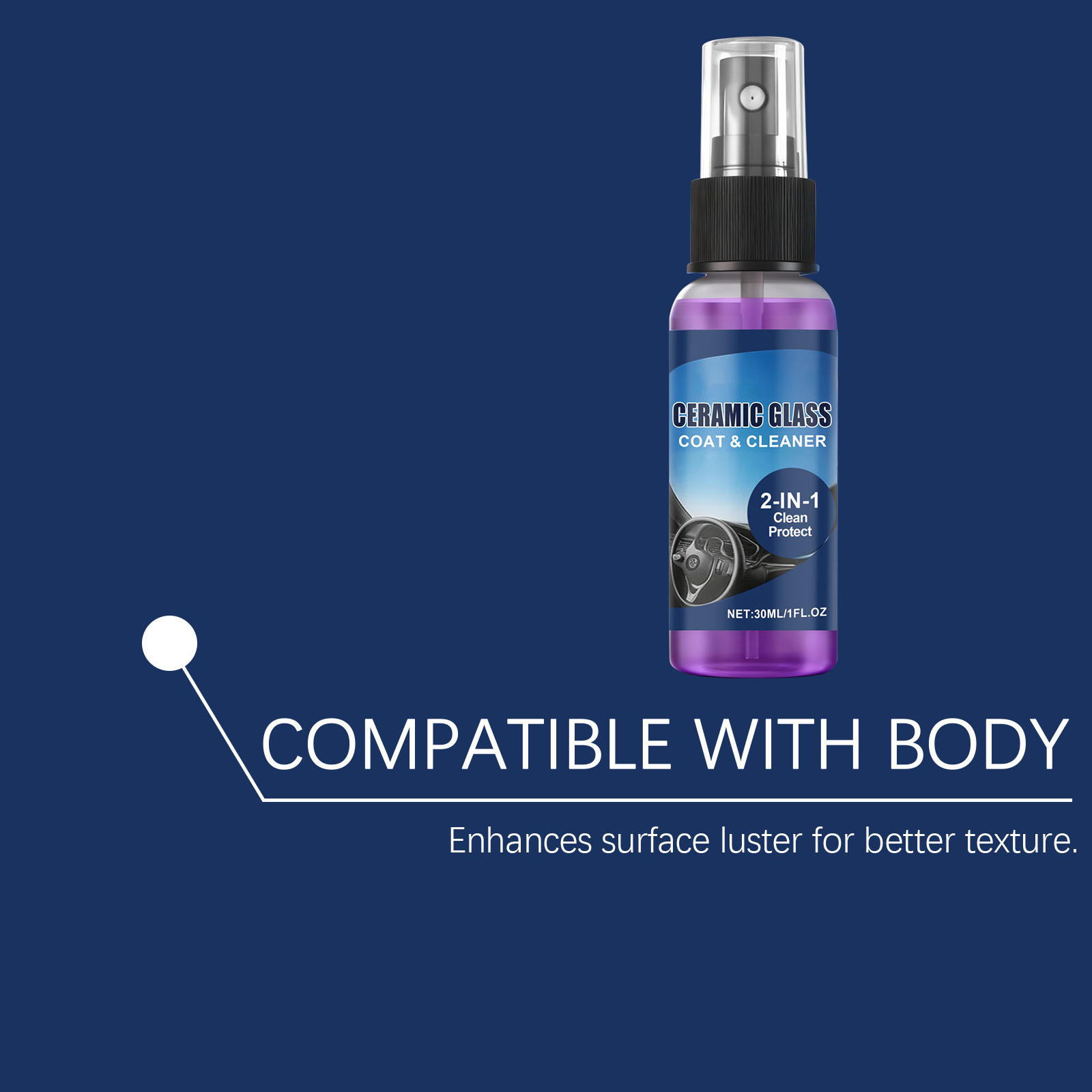 Coating Spray Paint Surface Care Wax Shine Renovate Clean Maintain Bright Polish Coating Agent For Automobile