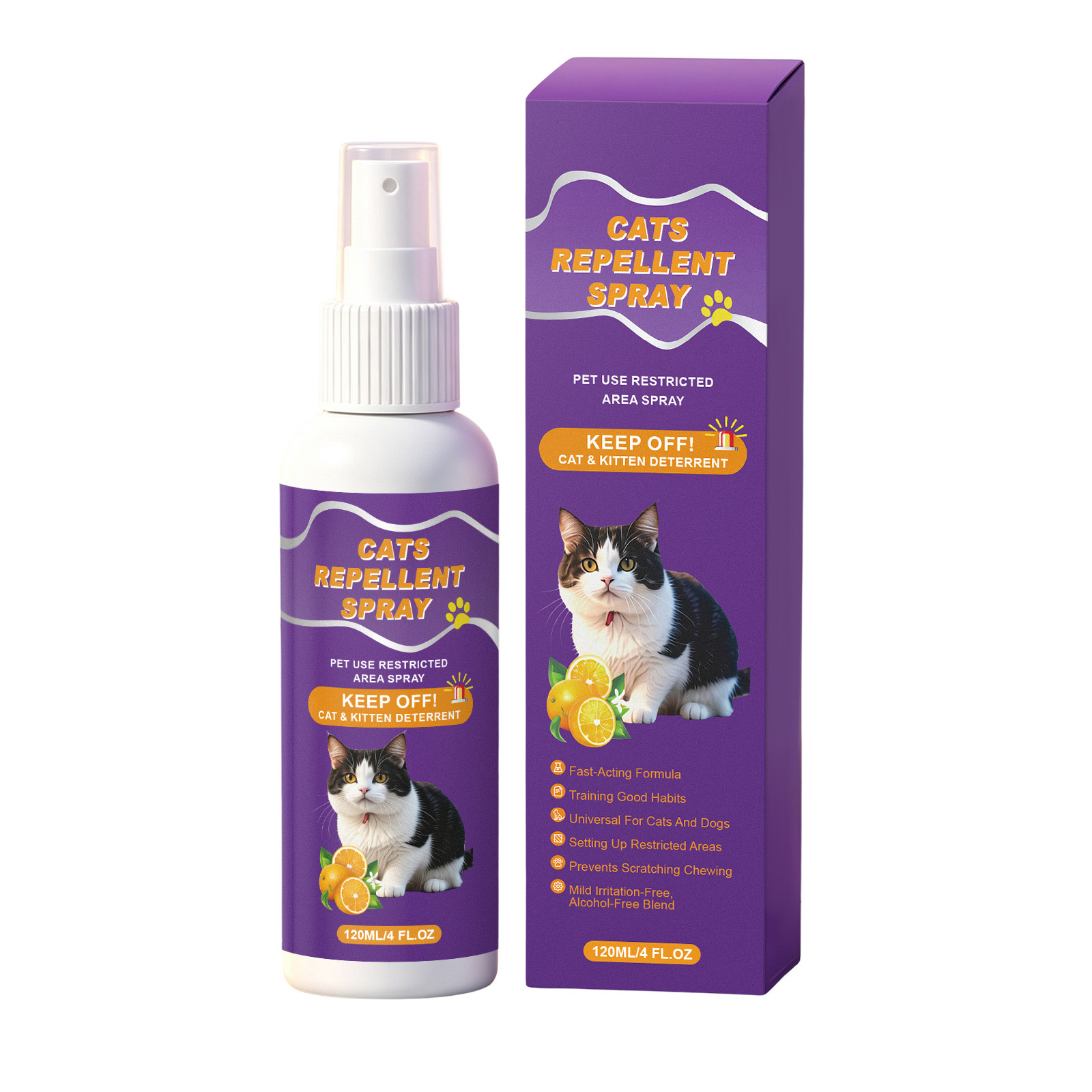 Cat Repellent Spray Daily Mild Convenient Training Indoor Household Furniture Anti Pet Scratch Bite