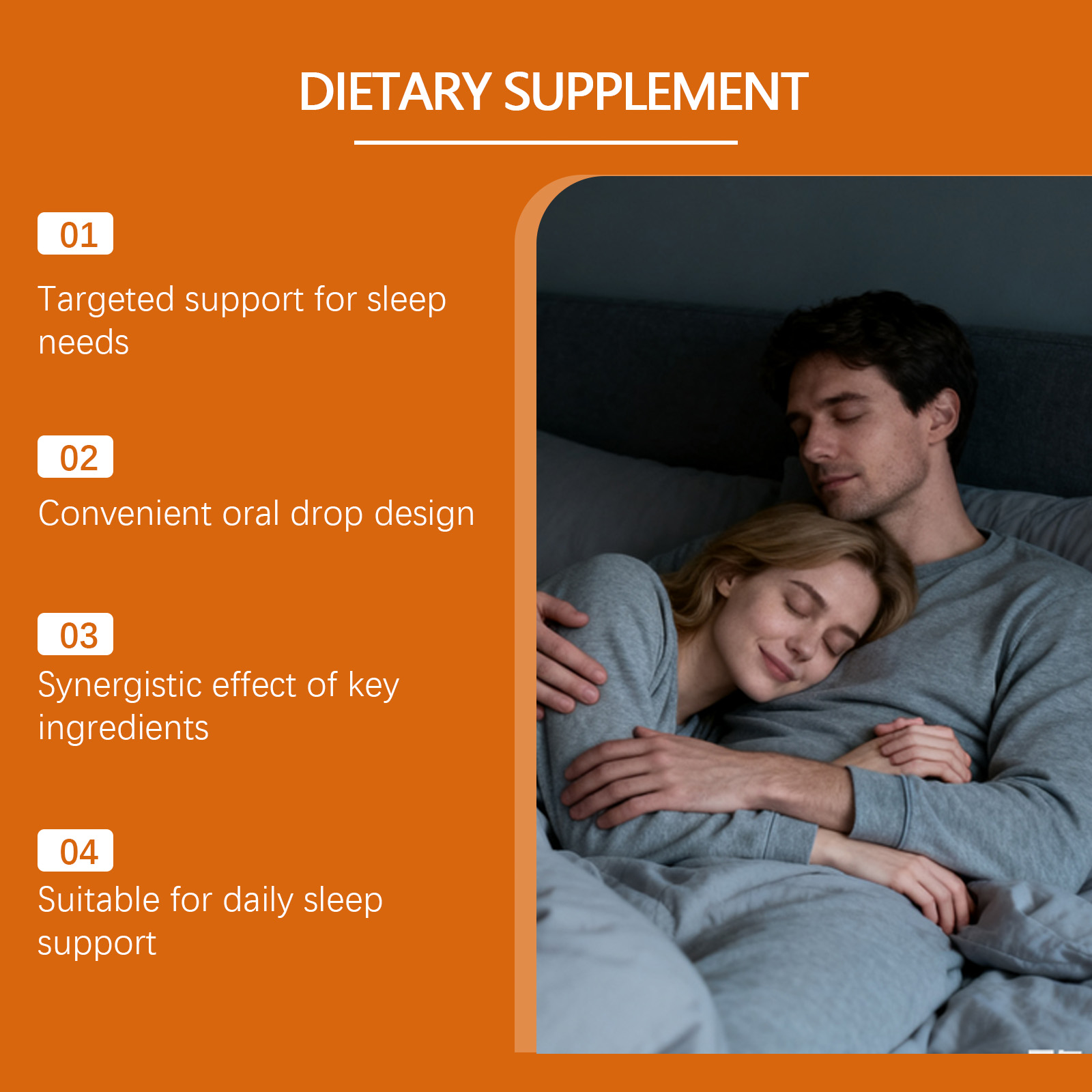 Sleep Balance Nutrition Powder Daily Mild Care Herbal Plant Ingredients Night Cozy Quiet Sleep Condition