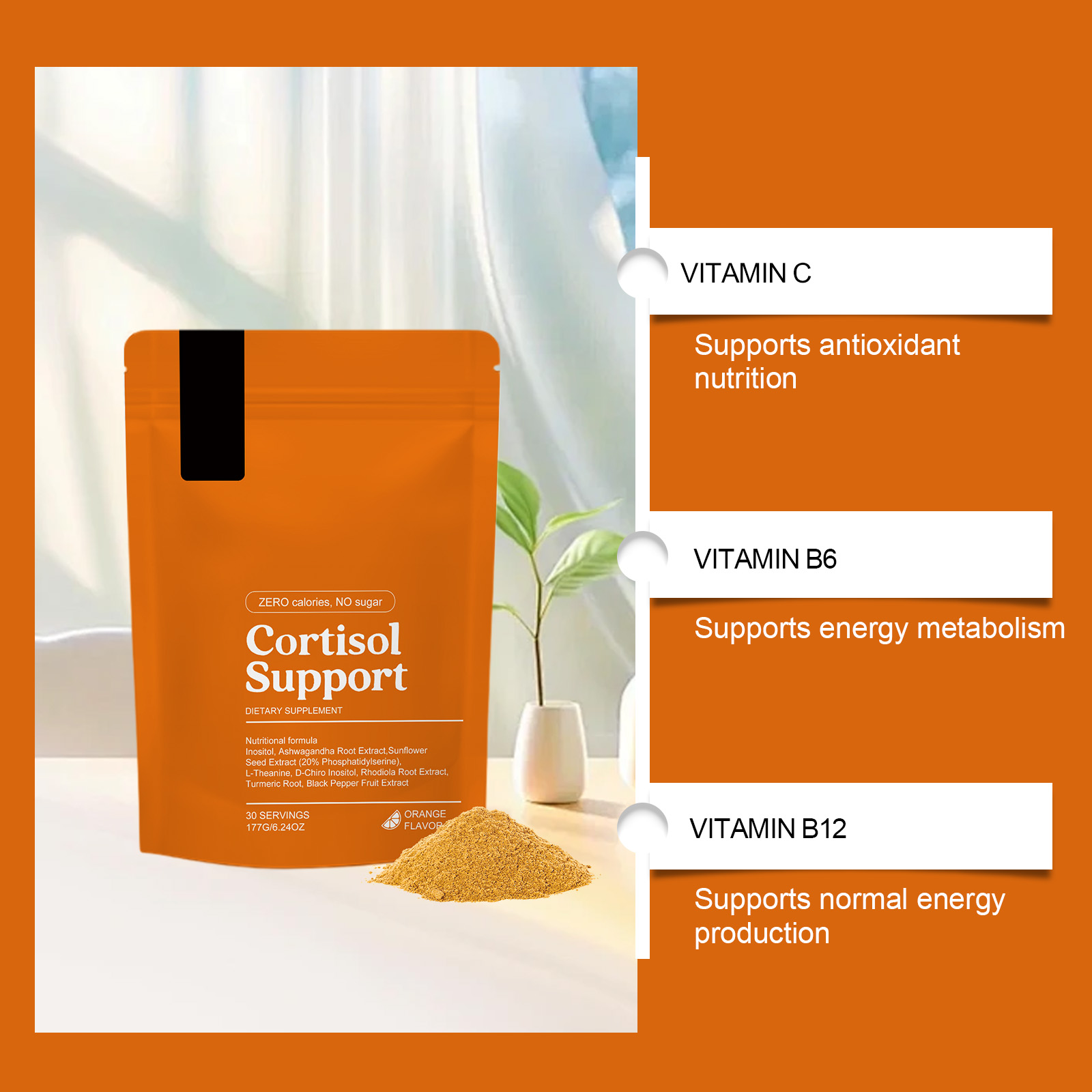 Sleep Balance Nutrition Powder Daily Mild Care Herbal Plant Ingredients Night Cozy Quiet Sleep Condition