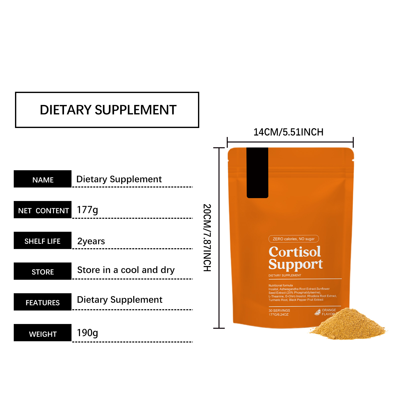 Sleep Balance Nutrition Powder Daily Mild Care Herbal Plant Ingredients Night Cozy Quiet Sleep Condition