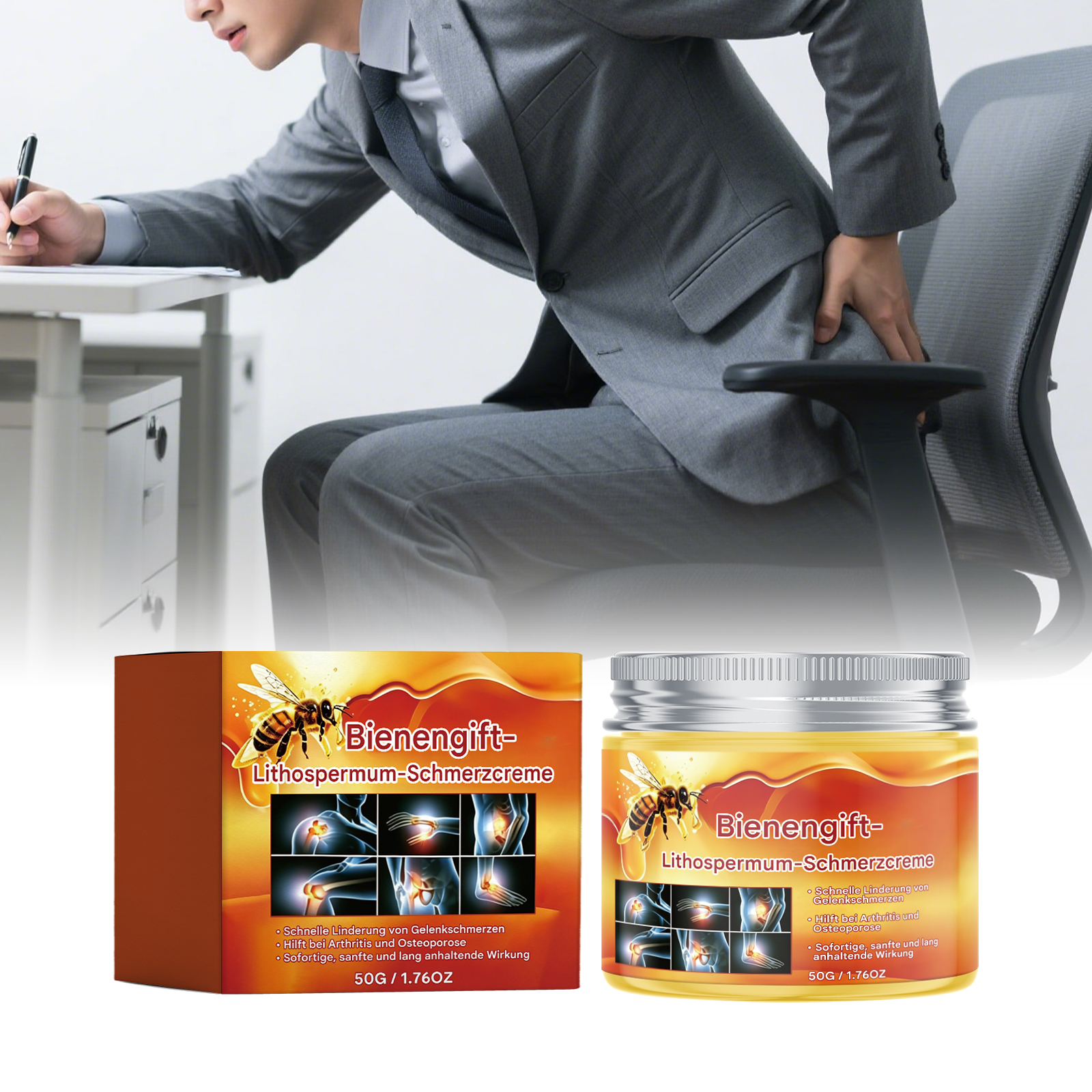Joint Care Cream Moist Soft Fresh Light Relax Elbow Waist Joint Daily Massage Care