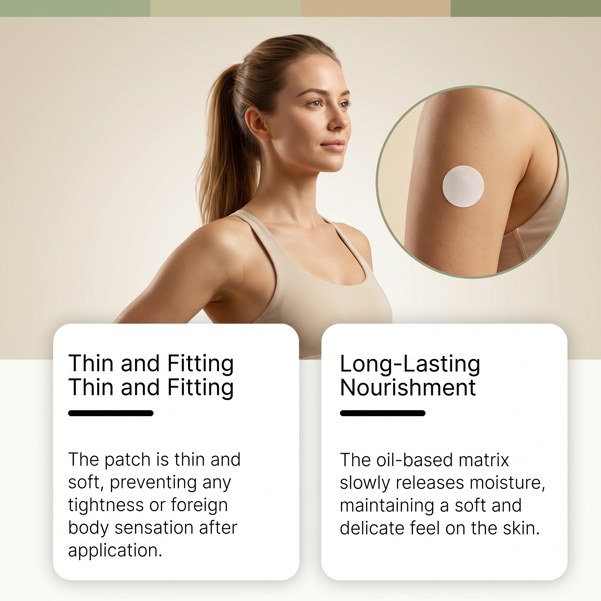 Berberine Auxiliary Patch Thin Soft Breathable Skin Friendly Light Body Comfort Daily Care