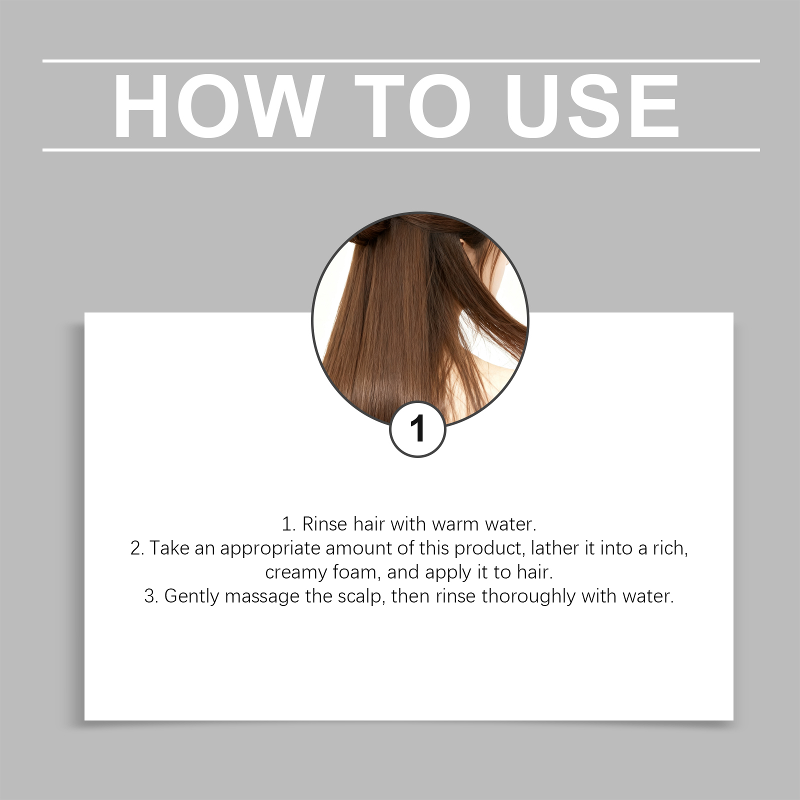 Revitalizing Shiny Hair Shampoo Mild Hydrating Smooth Bright Scalp Cleansing Daily Hair Care