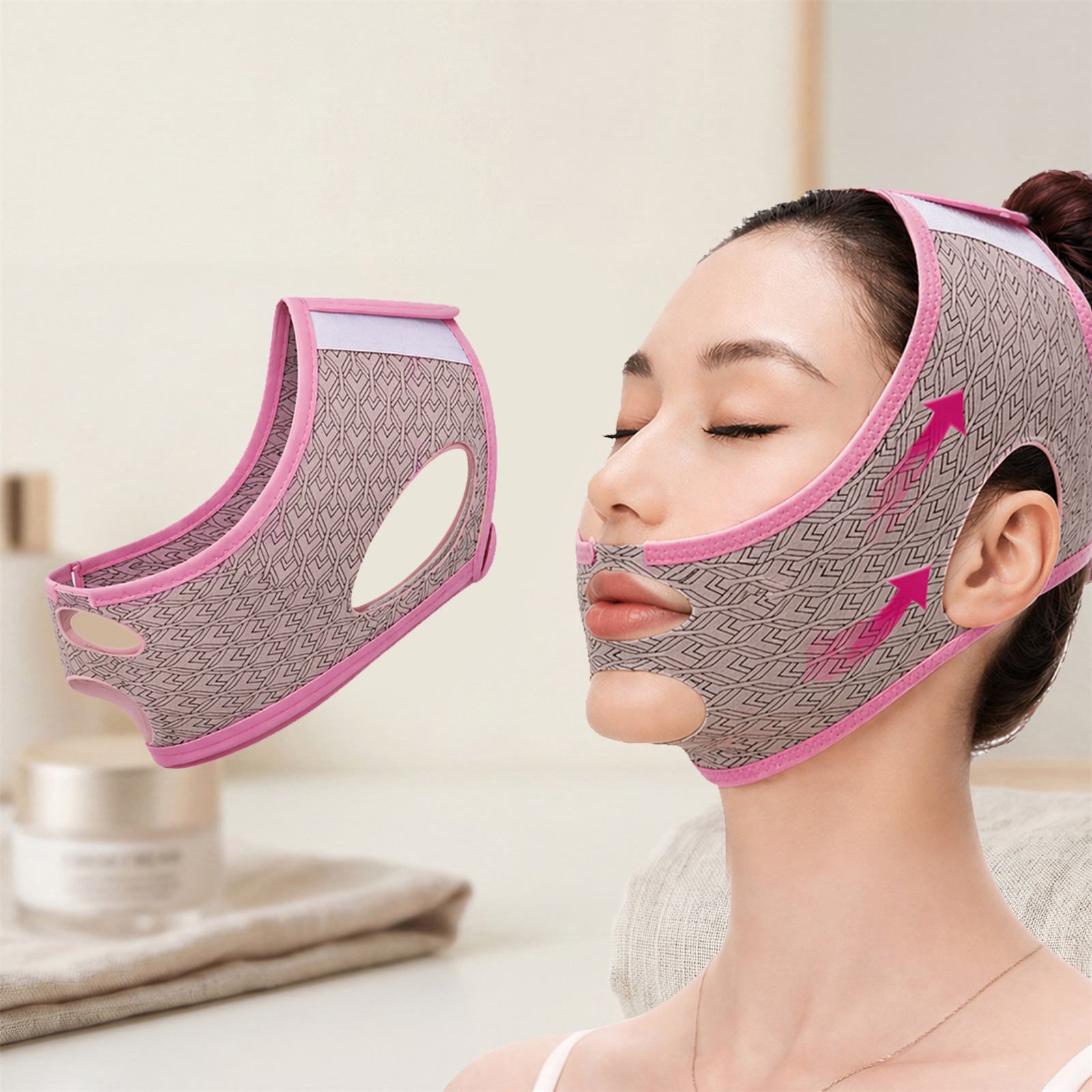 Soft Face Mask Breathable Skin Friendly Material Fit Facial Skin Comfort Non Tight Portable Daily Skin Care