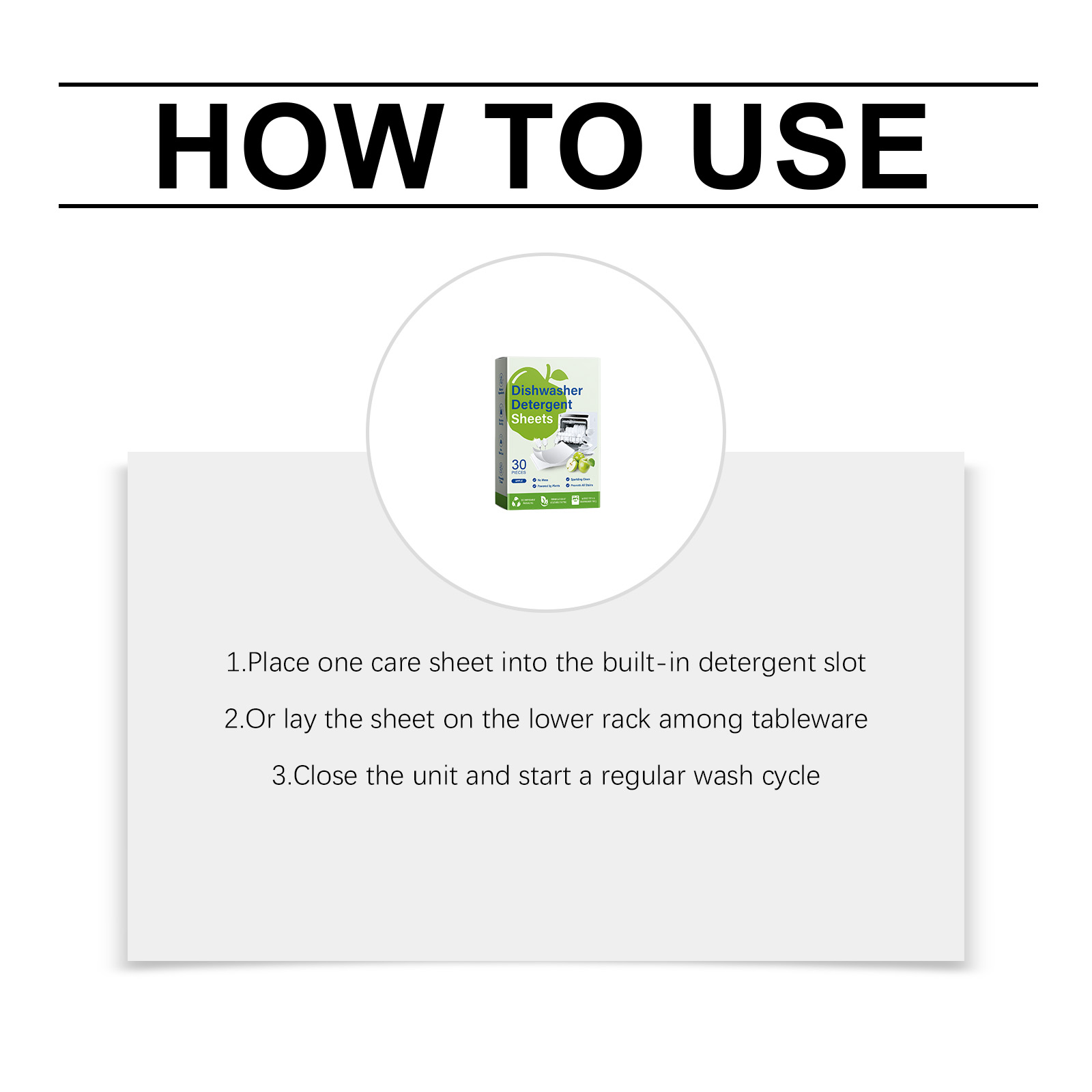 Dishwasher Cleaning Tablets Household Cleaning Stain Removing Odor Eliminating Convenient Fresh Care Appliance