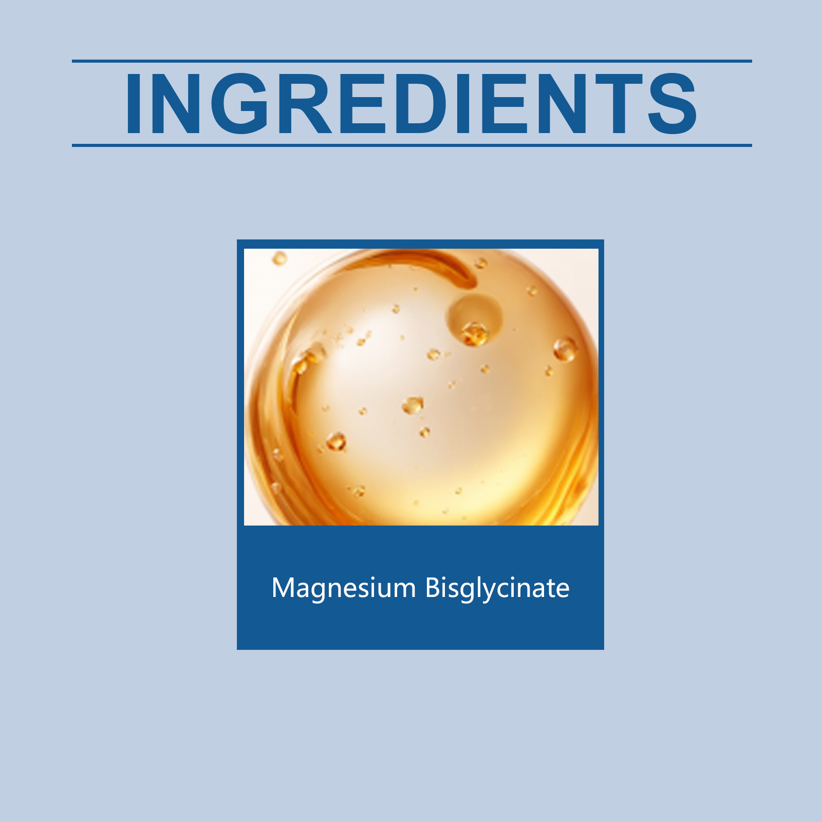 Magnesium Glycinate Gummy Gentle Ingredients Care Muscles Bones Night Sleep Support Relax Mood Health Supplement