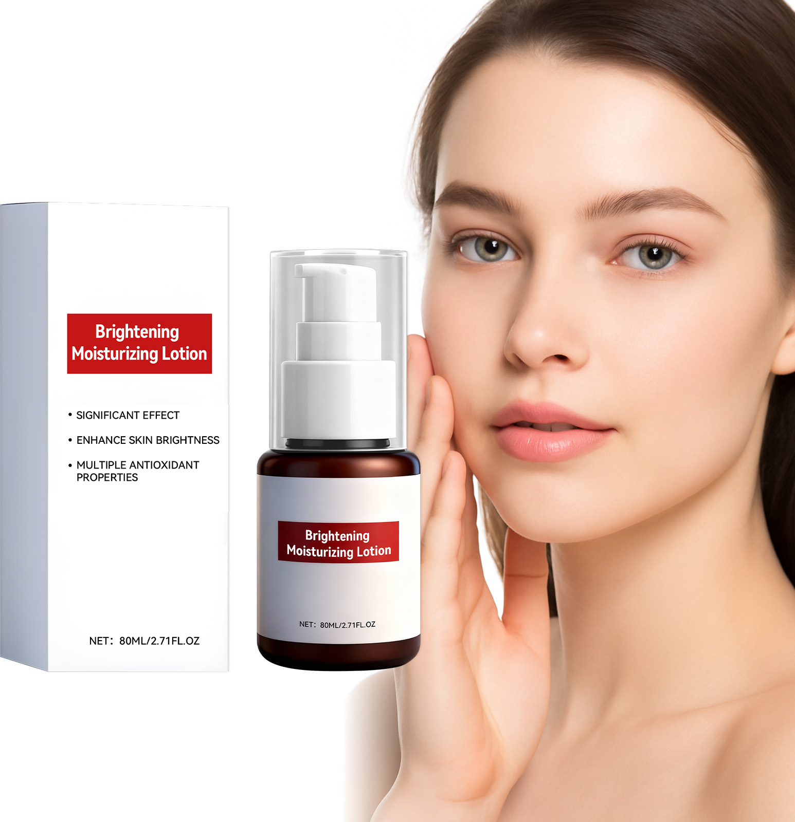 Brightening Moisturizing Lotion Mild Hydrating Nourishing Lightening Replenishing Protective Facial Daily Skin Care Cream