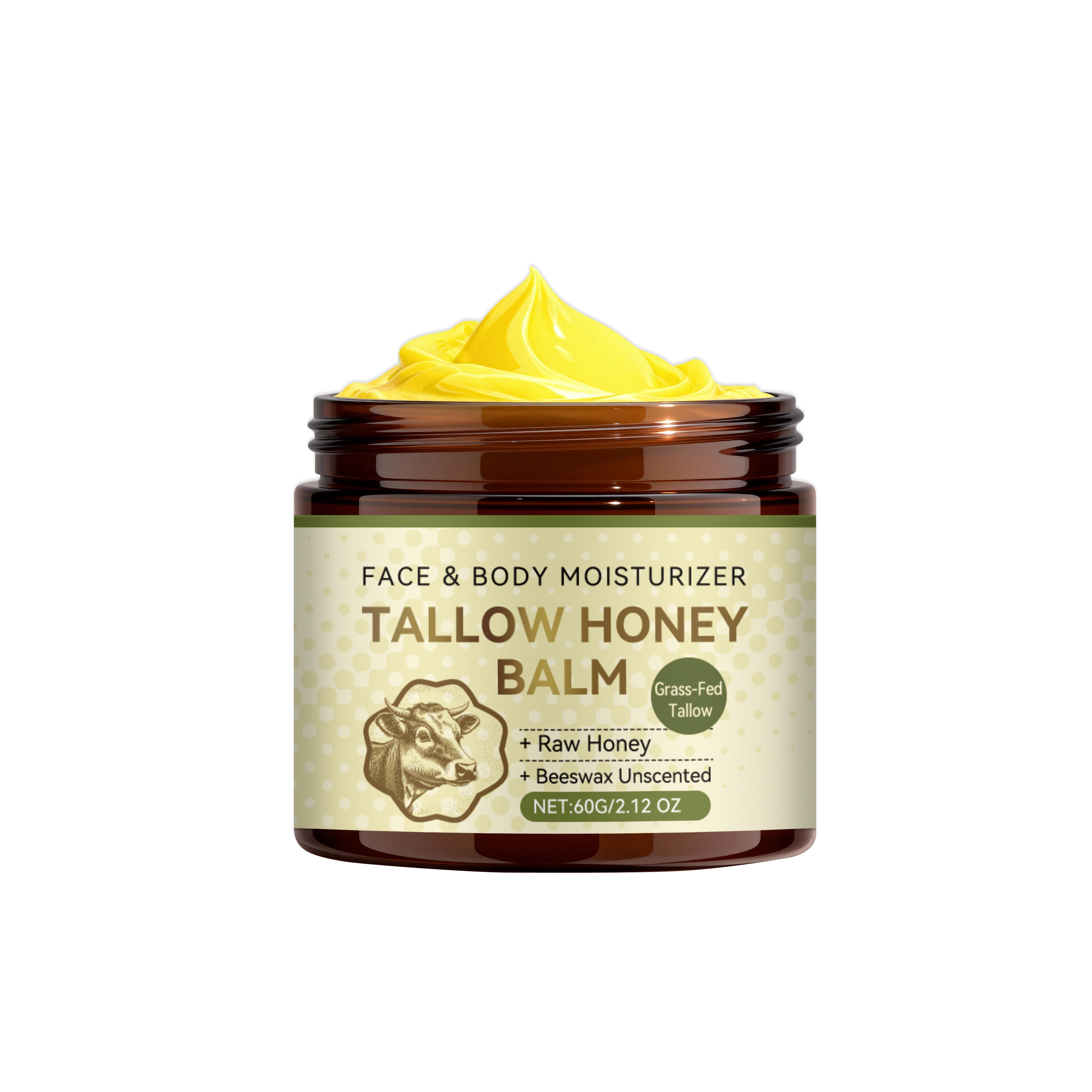 Tallow Skin Ointment Mild Moist Hydrate Soft Smooth Bright Comfort Whole Body Skin Care Cream