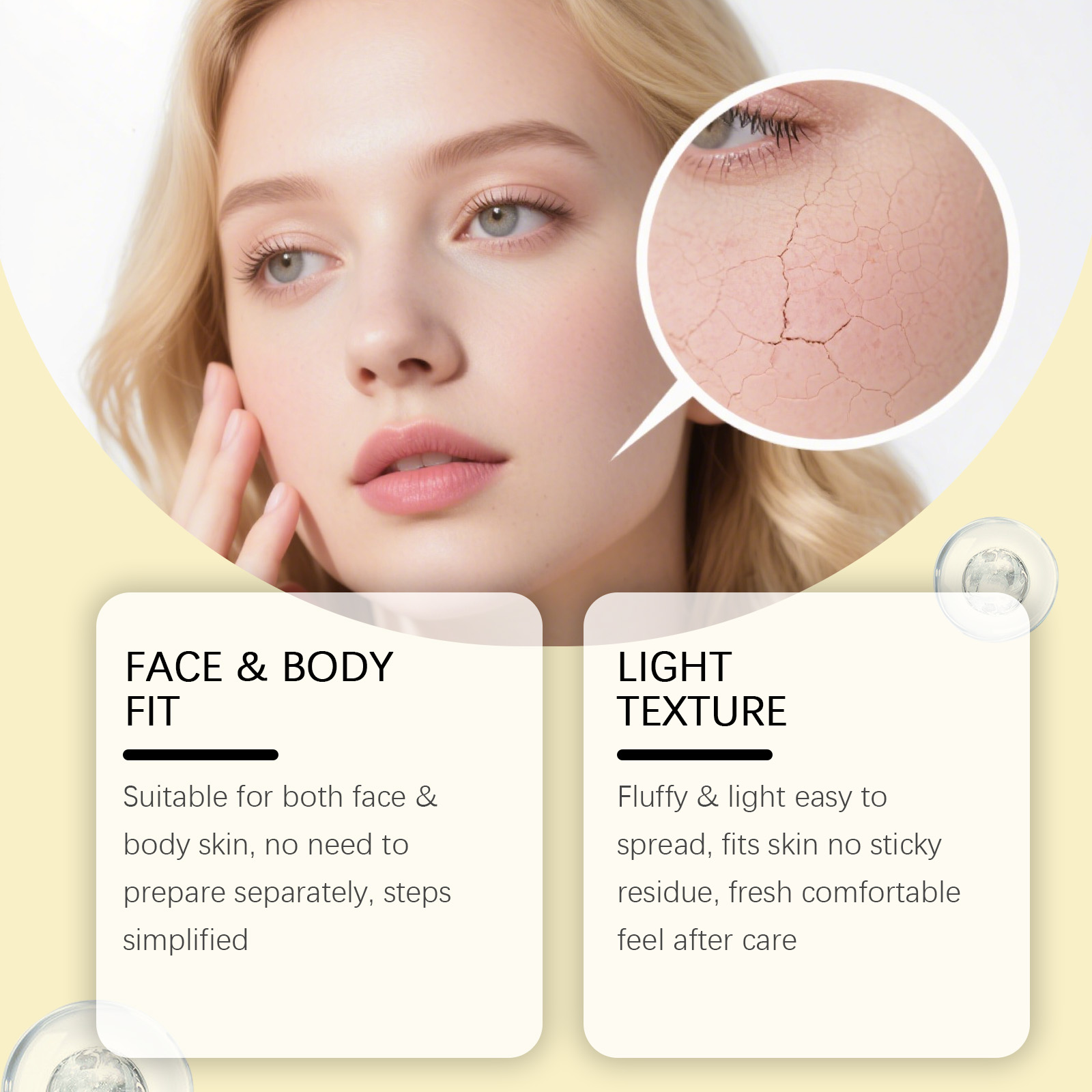 Tallow Skin Ointment Mild Moist Hydrate Soft Smooth Bright Comfort Whole Body Skin Care Cream