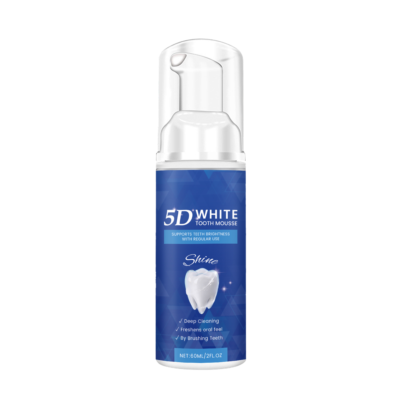Whitening Dental Mousse Gentle Cleansing Protect Clean Teeth Daily Fresh Comfort Oral Care