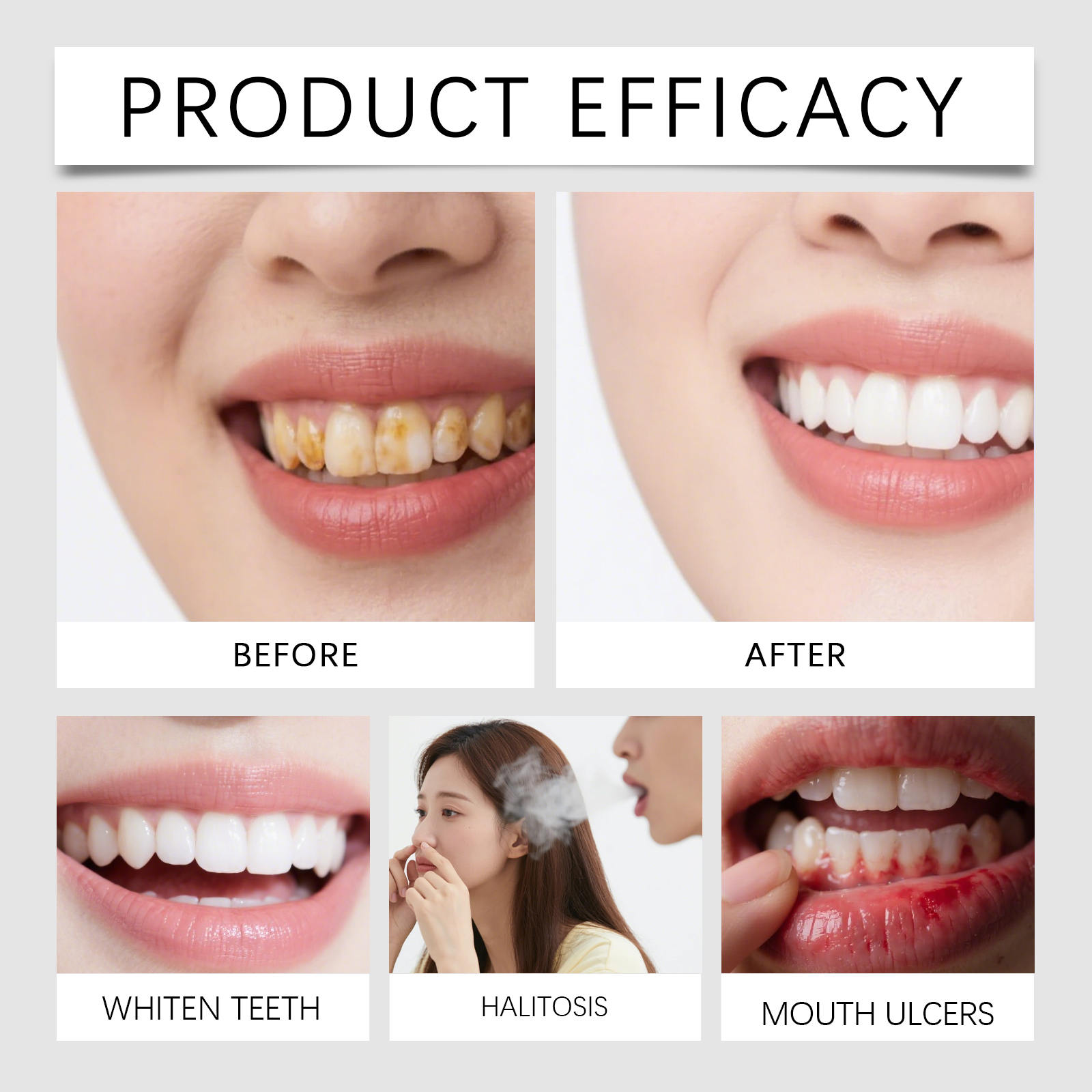 Whitening Dental Mousse Gentle Cleansing Protect Clean Teeth Daily Fresh Comfort Oral Care