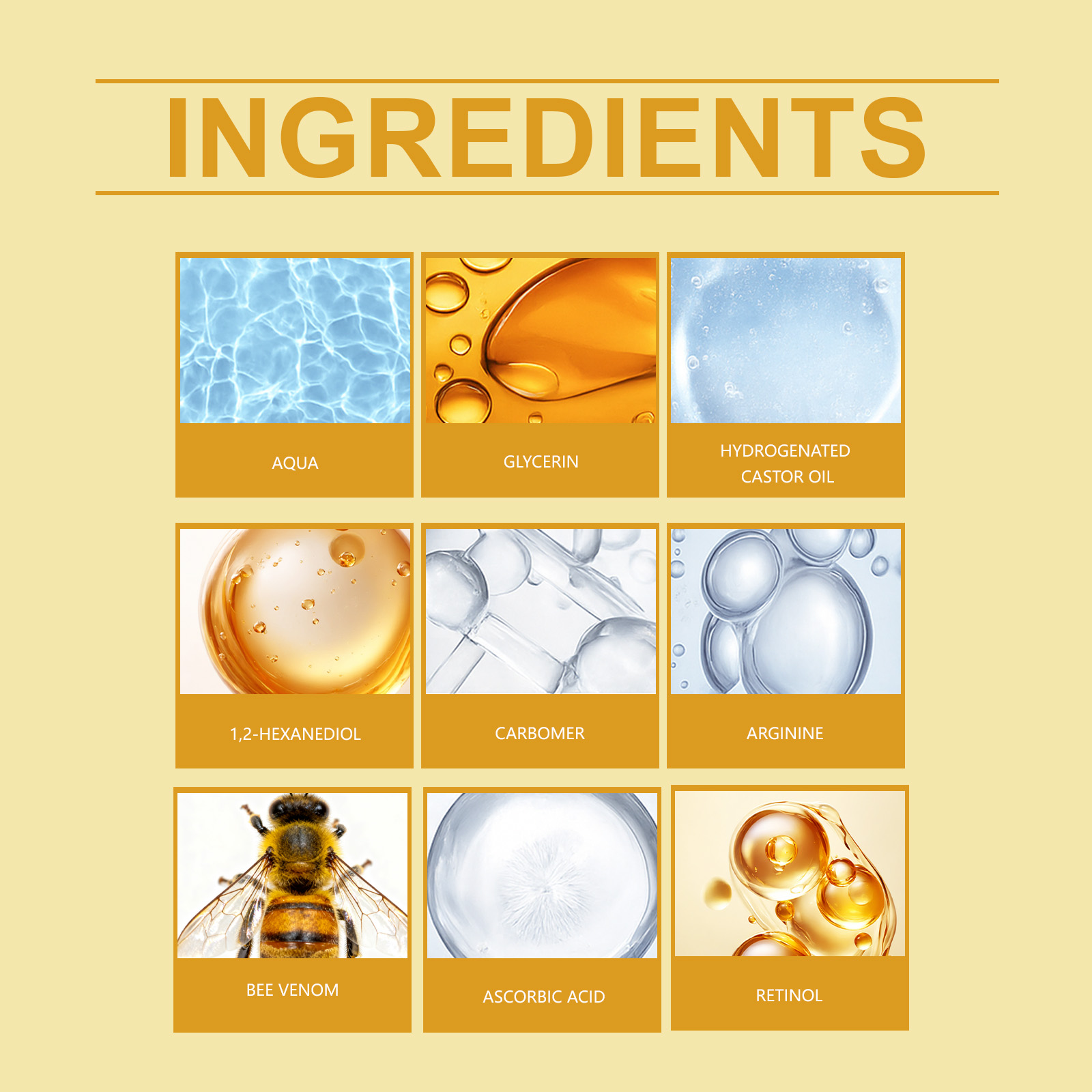 Bee Venom Moisturizing Essence Hydrating Nourishing Facial Skin Brightening Soft Refreshing Care Liquid