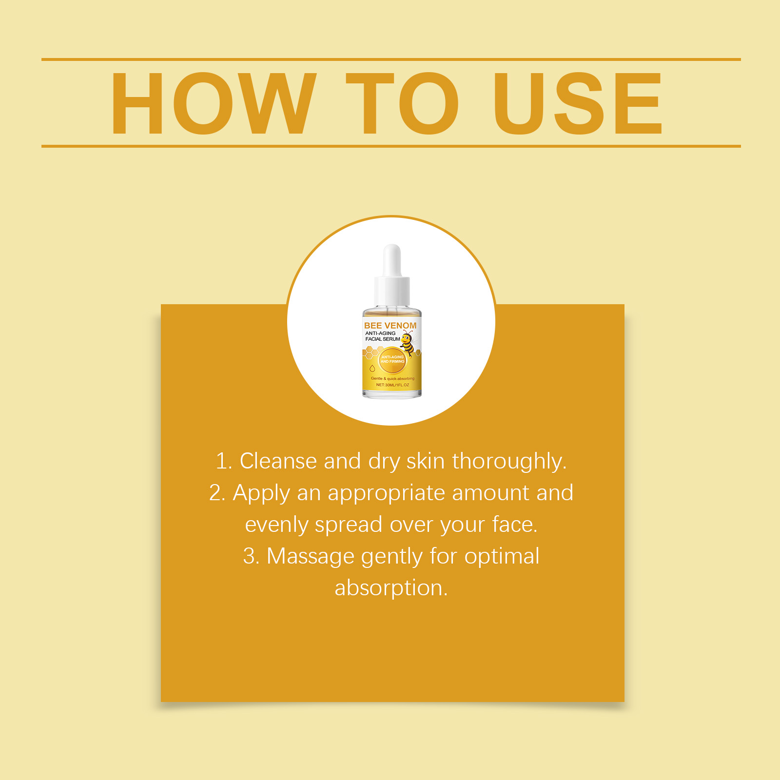 Bee Venom Moisturizing Essence Hydrating Nourishing Facial Skin Brightening Soft Refreshing Care Liquid