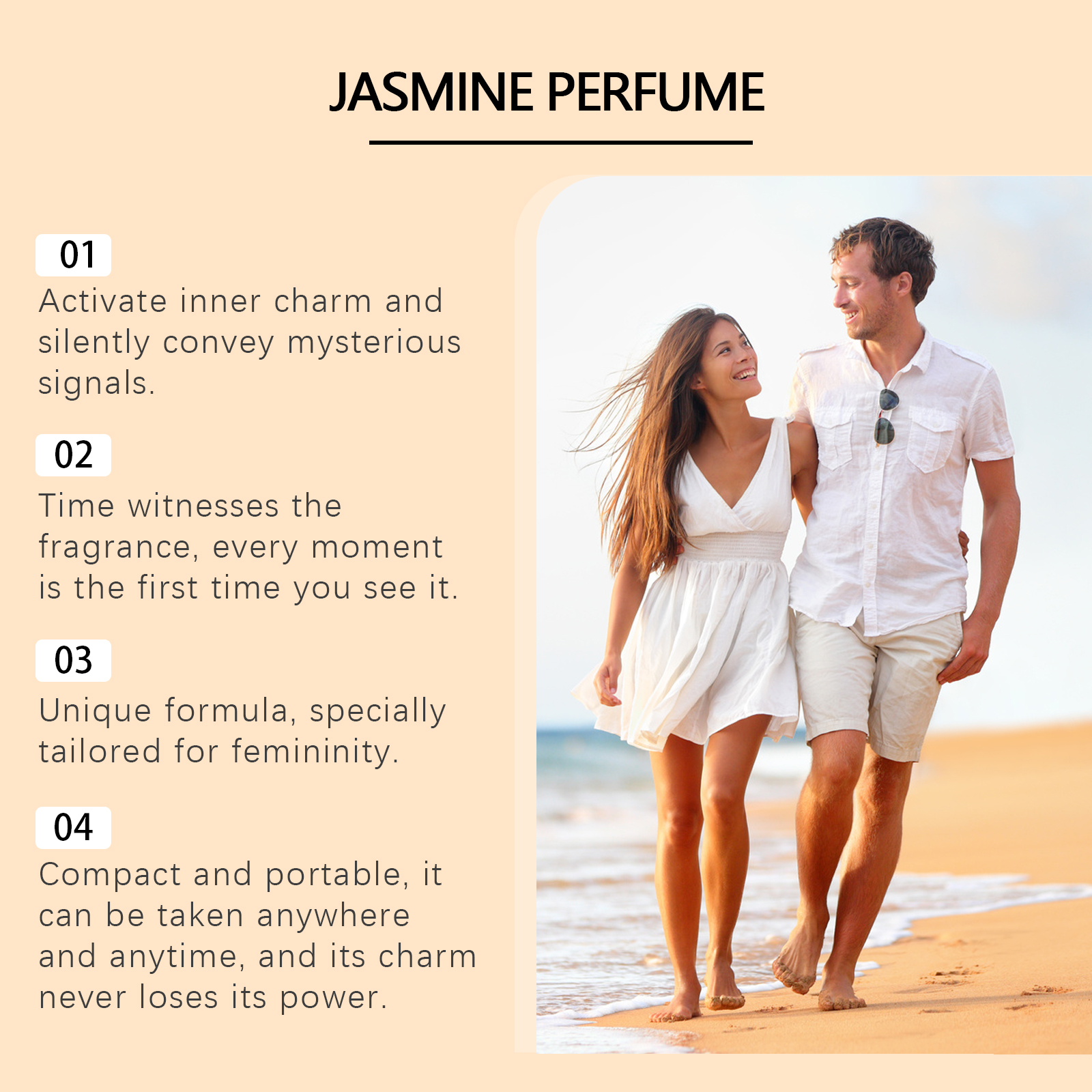 Yellow Jasmine Fragrance Water Long Lasting Portable Design Wrist Neck Niche Light Fragrance Fresh Atmosphere Perfume