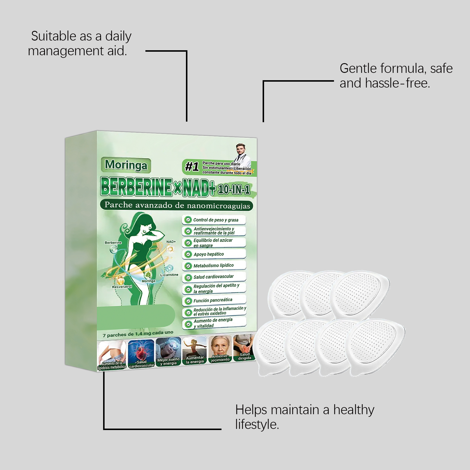 Body Care Patch Comfortable Fitting Skin Daily Activity Figure Beautiful Care Patch Piece
