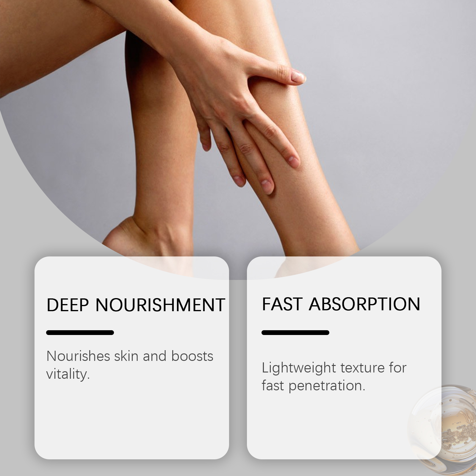 Cyperus Rotundus Care Oil Herbal Mild Fragrance Easy Spread Refreshing Non Sticky Whole Body Skin Daily Moisturizing Body Oil
