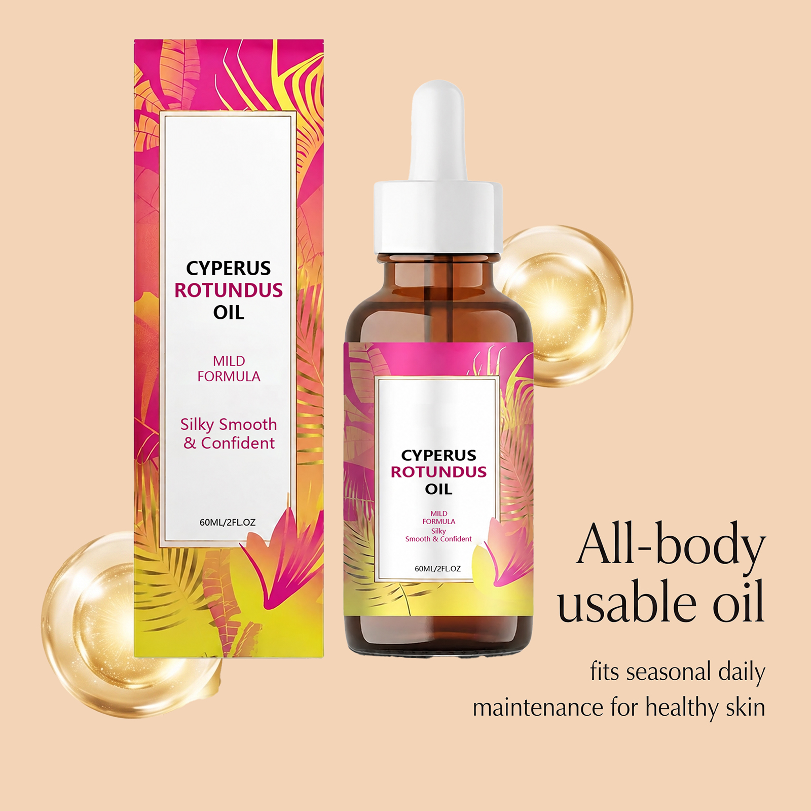 Cyperus Oil Soft Skin Delicate Moist Rough Care Mild Gentle Fresh Nonsticky Texture Nursing