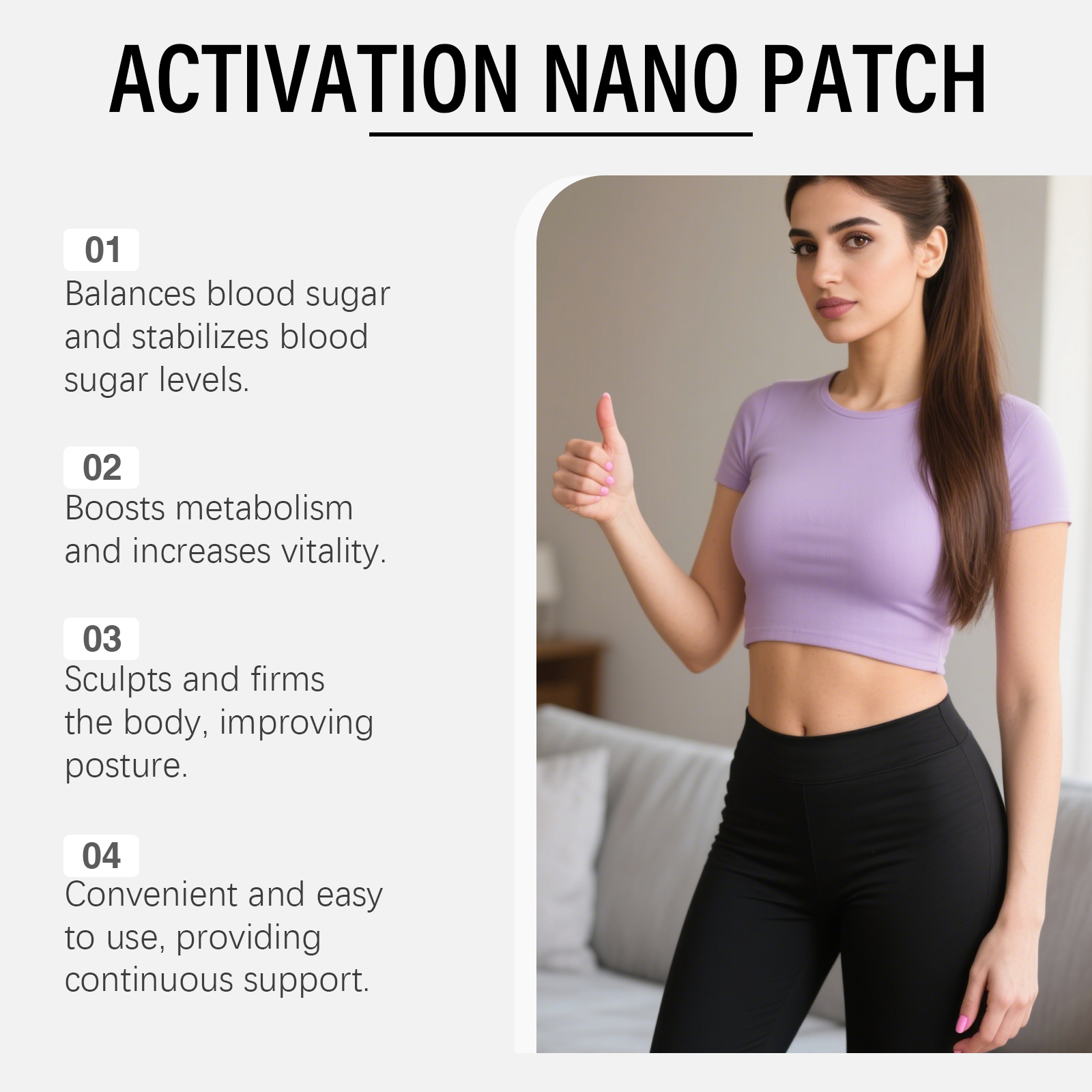 Botanical Body Care Patch Mild Ingredients Shape Curves Soft Skin Breathable Daily Nursing Sticker
