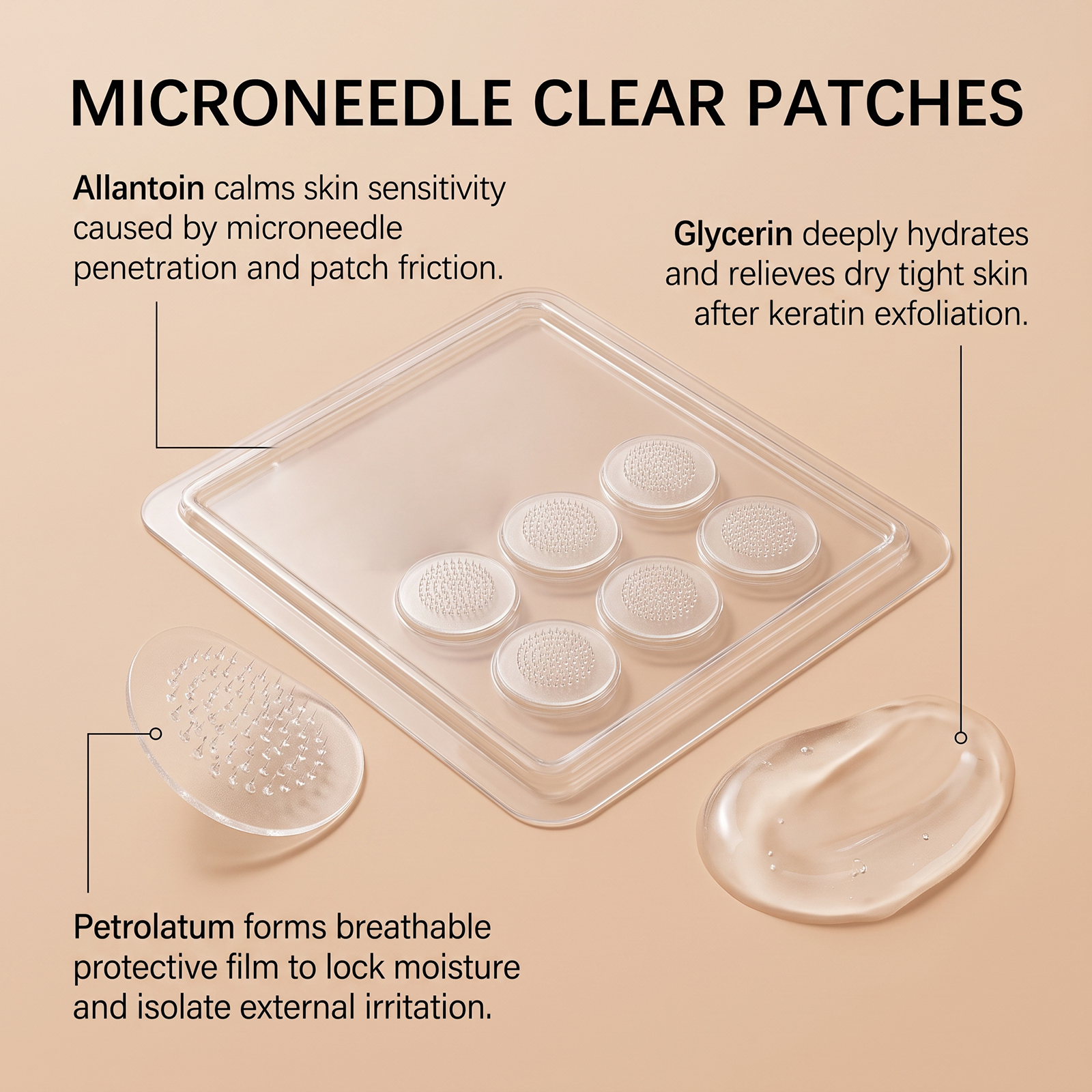 Skin Care Patch Mild Formula Skin Friendly Breathable Clean Body Skin Smooth Comfort Care Patch