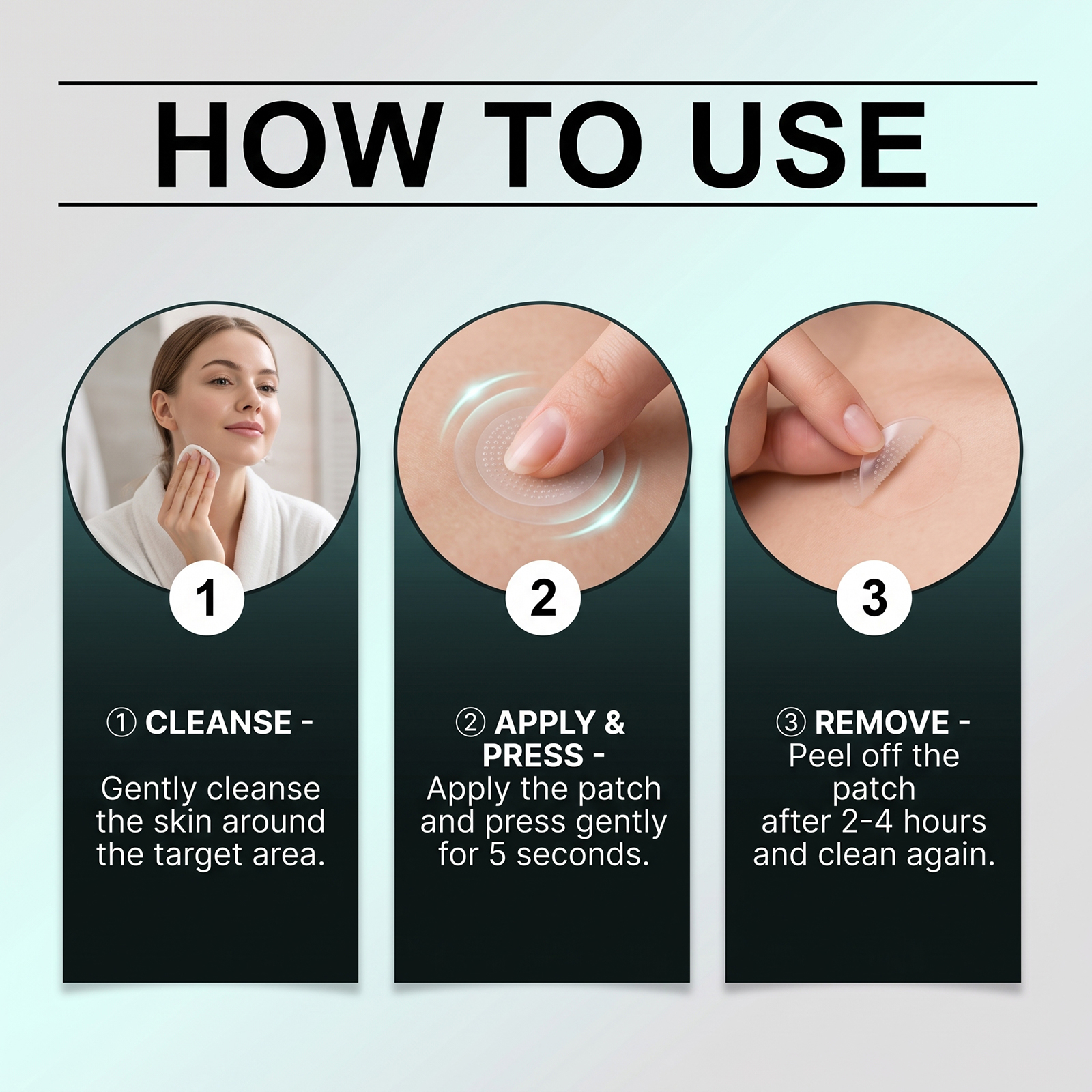 Skin Care Patch Mild Formula Skin Friendly Breathable Clean Body Skin Smooth Comfort Care Patch