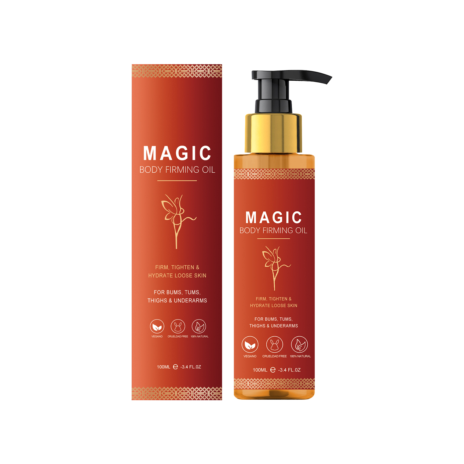 Body Moisturizing Oil Gentle Nourishing Hydrating For Daily Skin Care On External Human Body Skin
